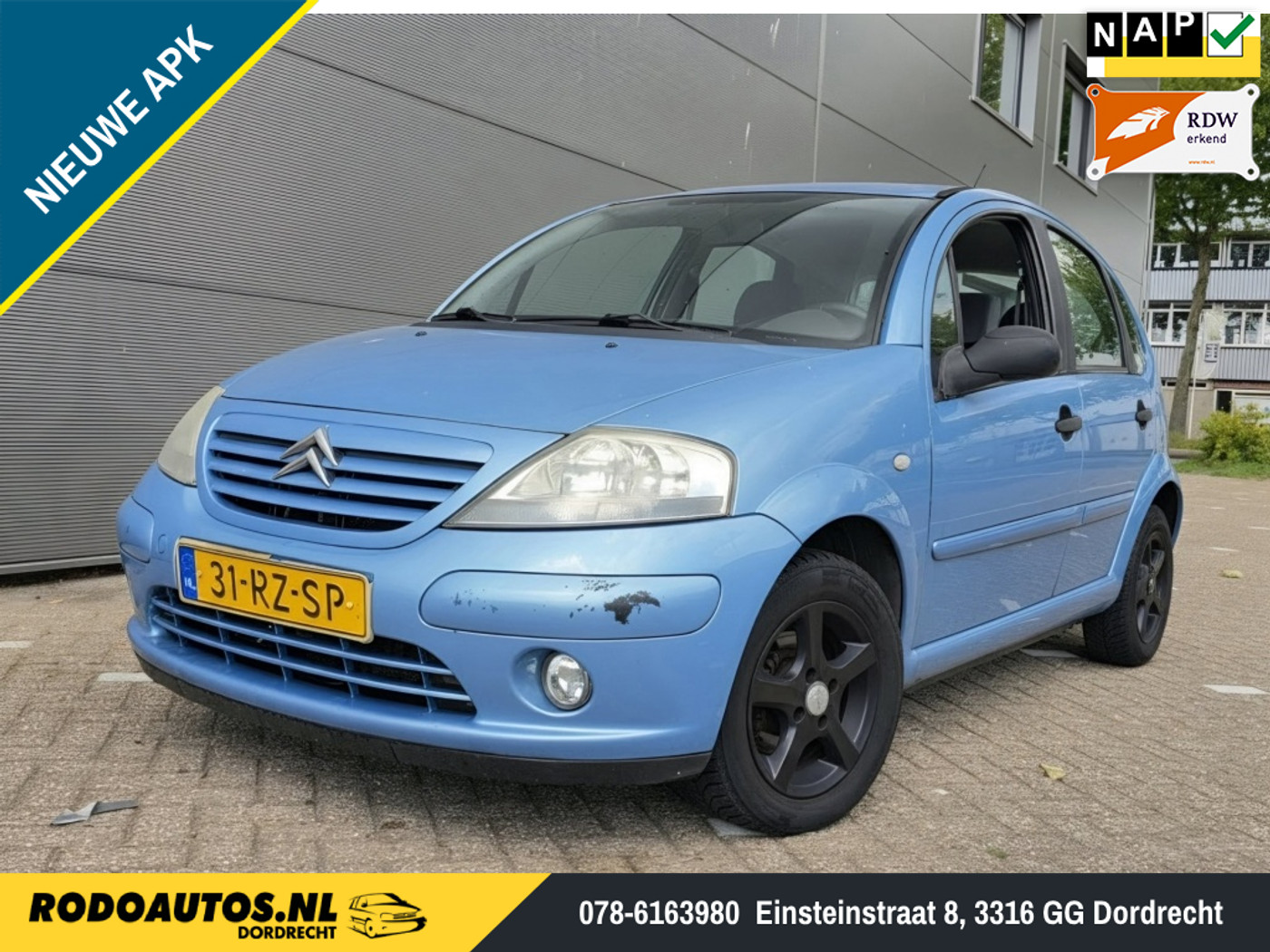 Citroen C3 1.1i Attraction 5D Airco Nieuwe APK ✅ 2005 - voorkant