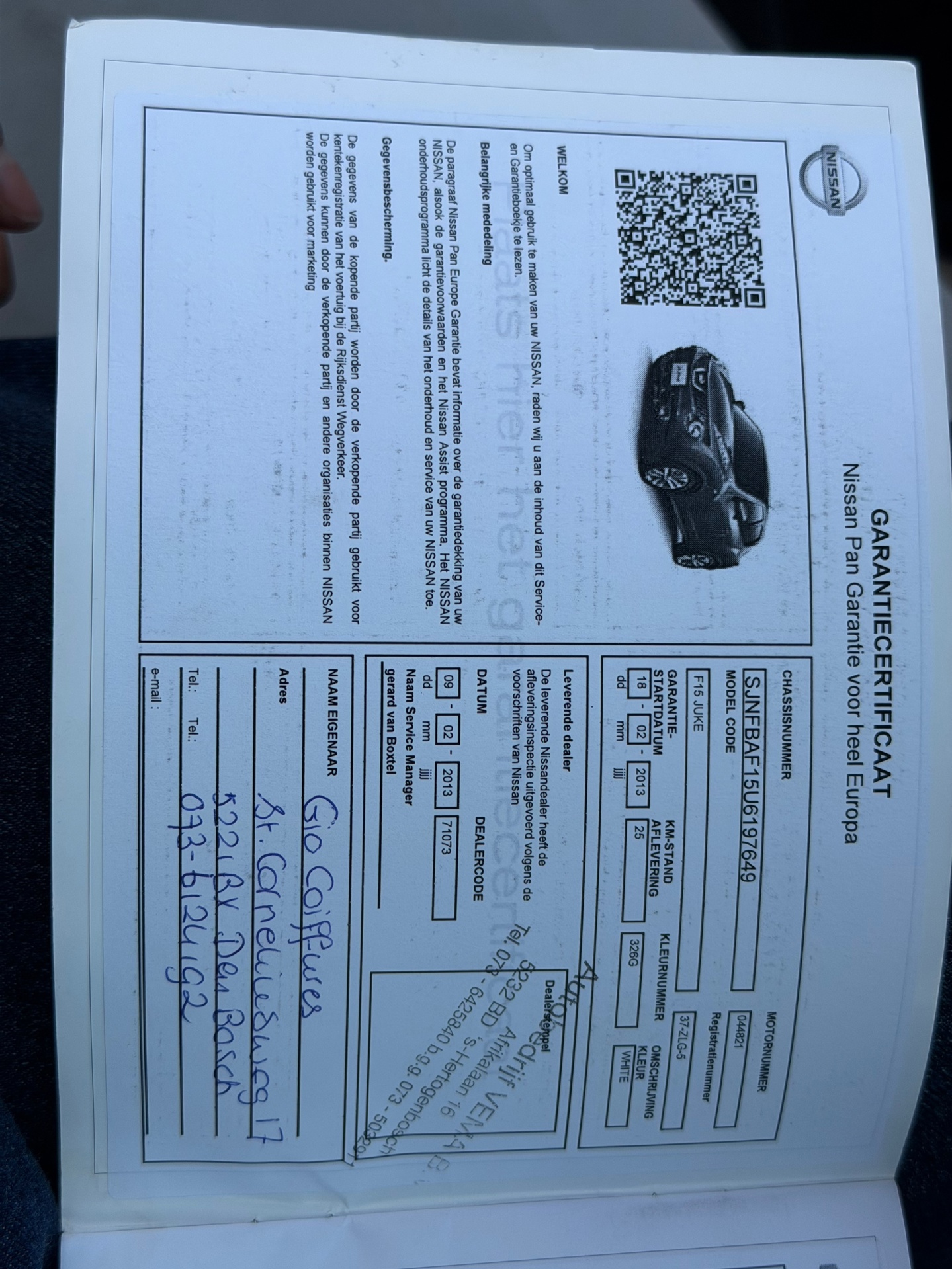 Foto van Nissan Nissan Juke