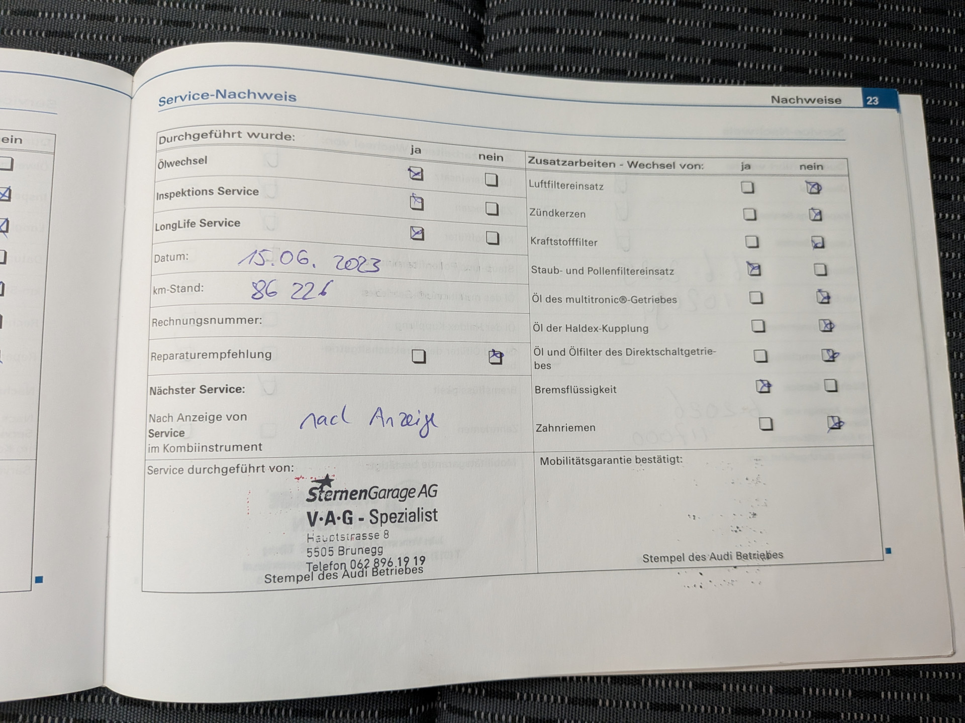 Foto van Audi A6 Limousine