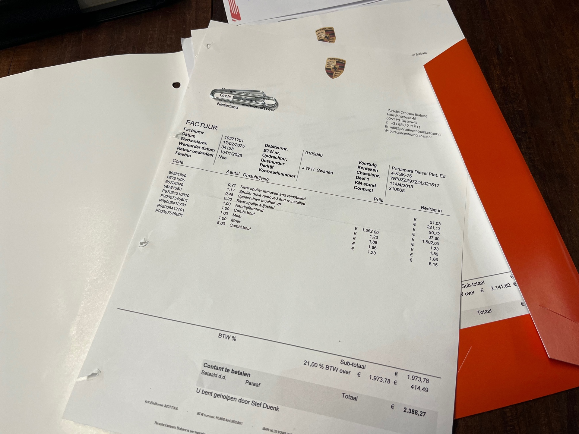 Foto van Porsche Panamera Diesel