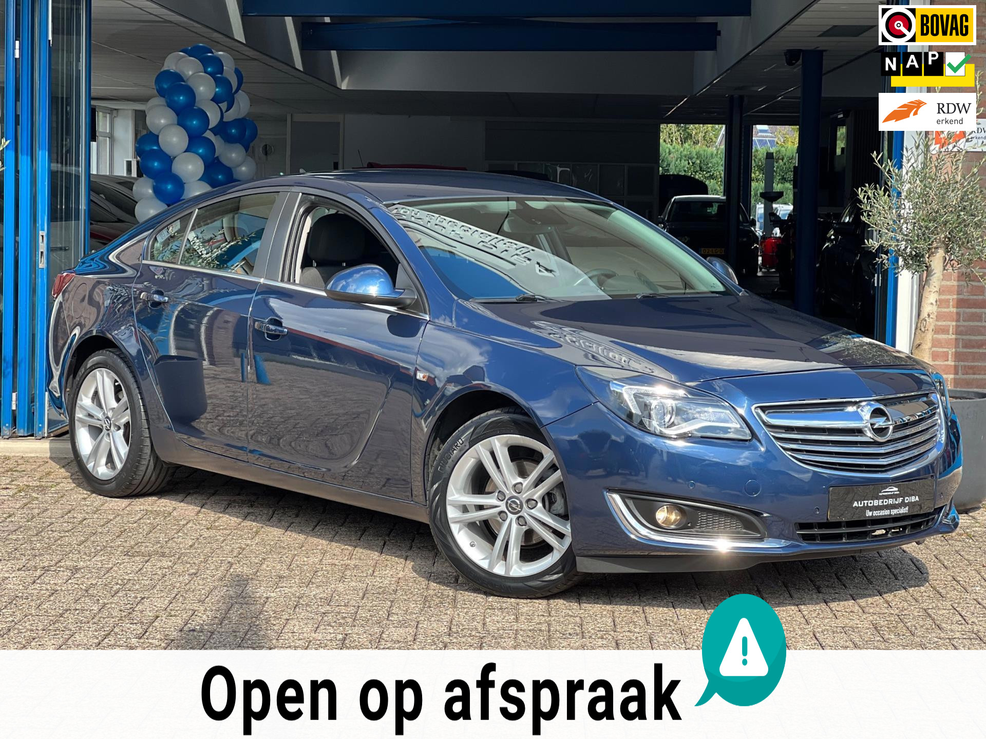 Opel Insignia Limousine HB 1.4 T EcoFLEX Business+ 2014 NAVI CLIMA NAP 2014 - voorkant