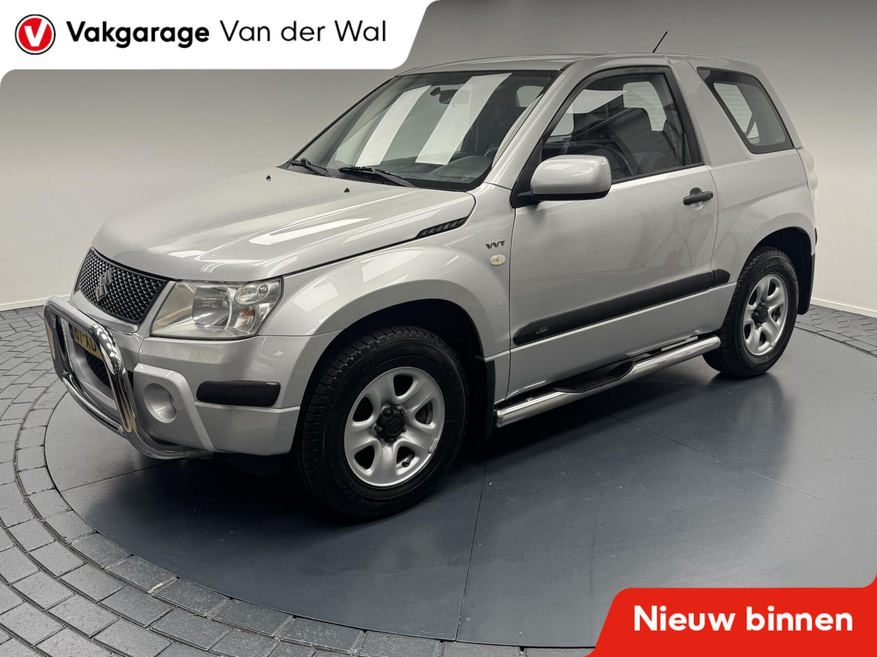 Suzuki Grand Vitara 1.6i-16V 4x4 Airco-Elek.ramen-Elek.spiegels-Bullbar 2007 - voorkant