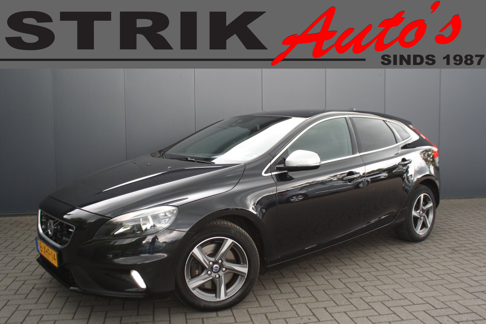 Volvo V40 2.0 D4 R-Design Business - LEDER- NAVIGATIE - PDC - TREKHAAK - 2e EIGENAAR 2014 - voorkant