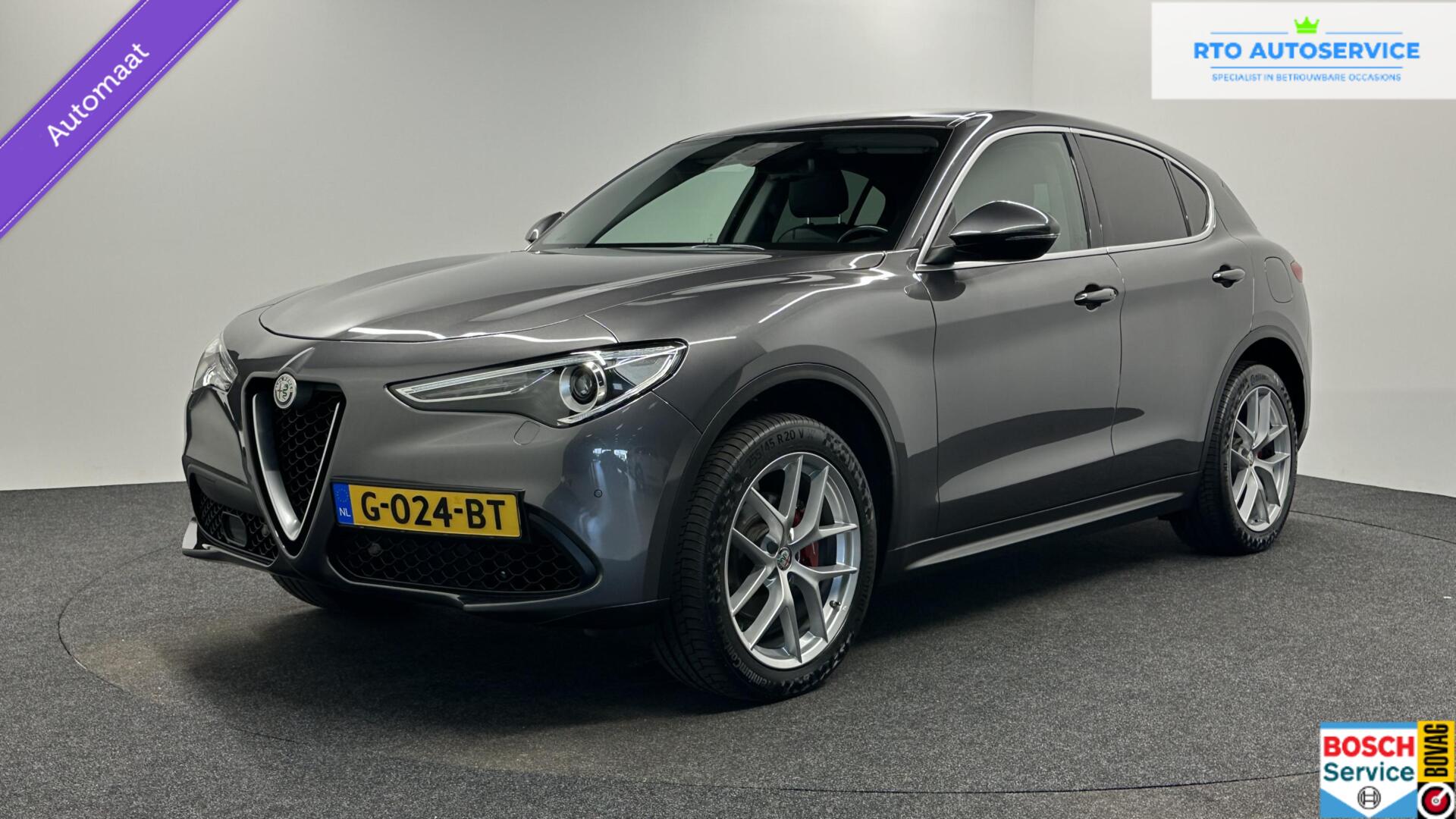 Alfa Romeo Stelvio 2.0 T AWD TREKHAAK LEER NAVI CRUISE ECC. 2019 - voorkant