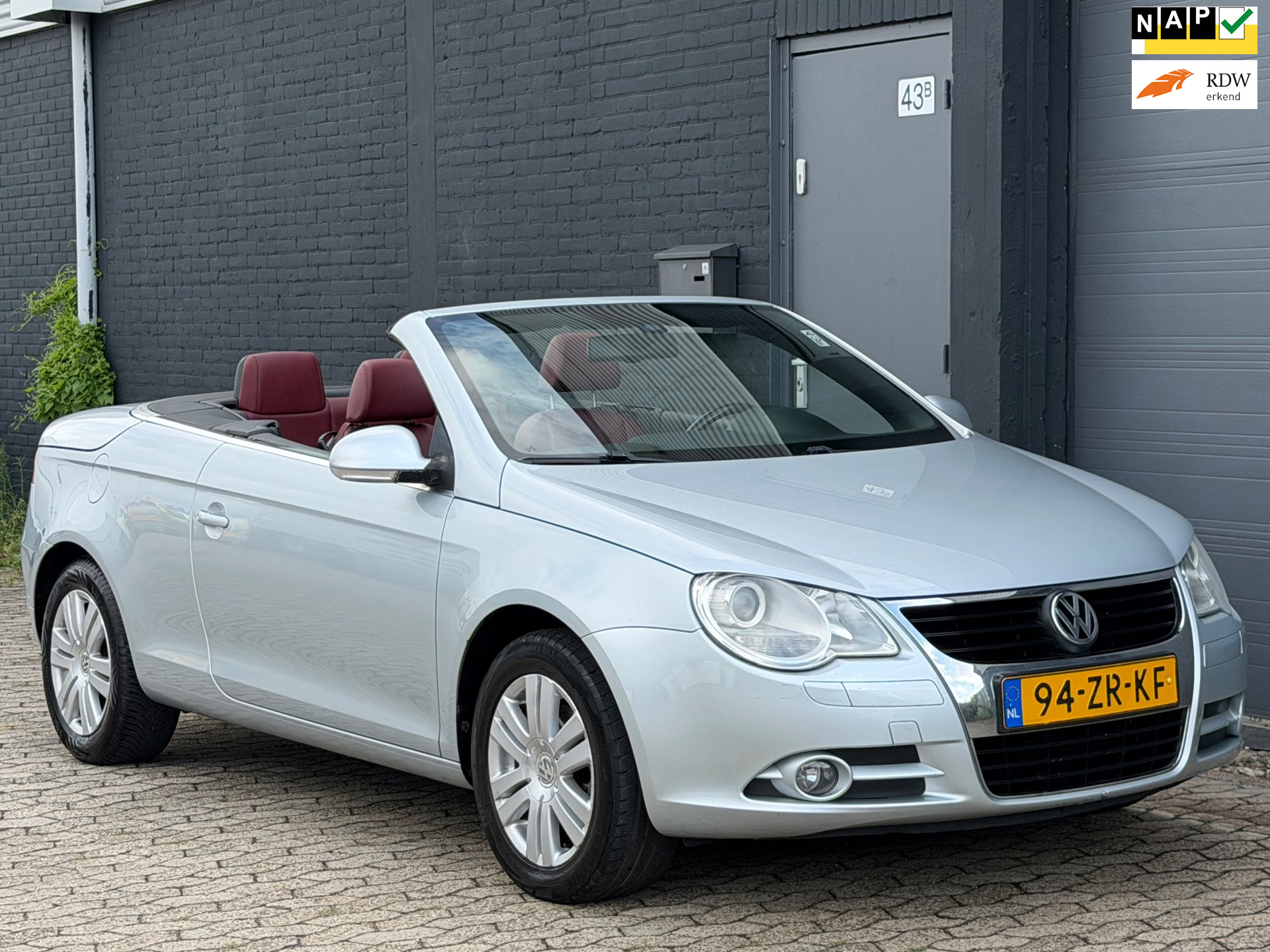 Volkswagen Eos 2.0-16v FSI LEER CLIMA CRUISE PANO APK 2008 - voorkant