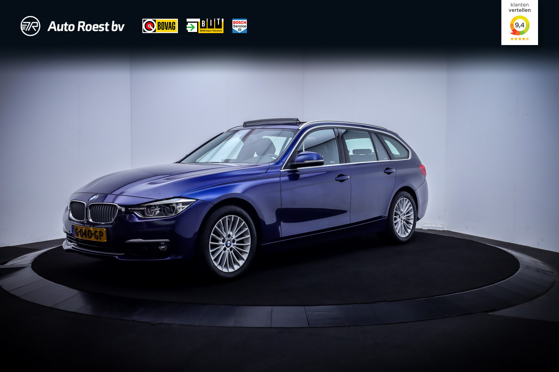 BMW 3-serie Touring 318i M Sport Corporate Lease 2019 - voorkant
