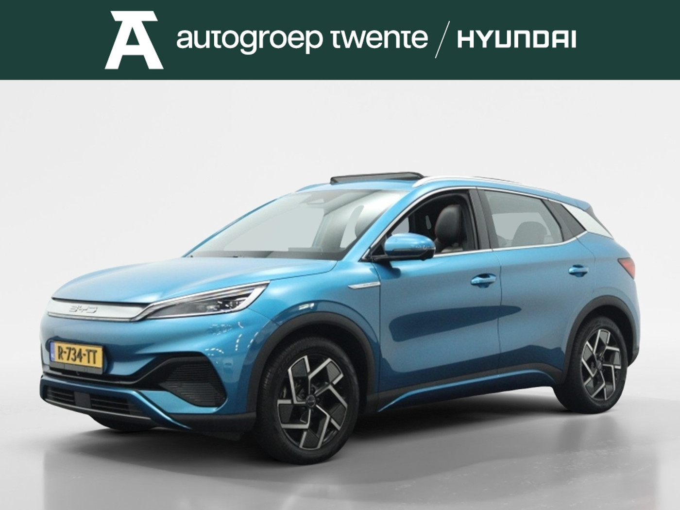 BYD Atto 3 Comfort 60 kWh SOH 92.7% | Leder | Navigatie | 360gr camera 2022 - voorkant