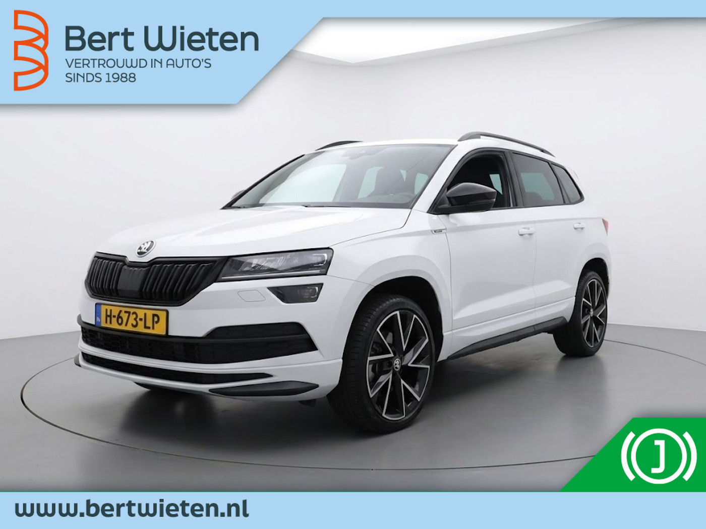 Skoda Karoq 1.5 TSI ACT Sportline Business | Geen import | Achteruitrijcamera 2020 - voorkant