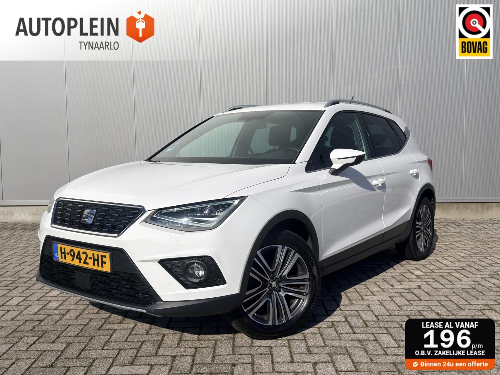 Seat Arona 1.0 TSI FR Business Intense Automaat|LED|*Climate*|Trekhaak|Cruise|Carplay|Camera 2020 - voorkant
