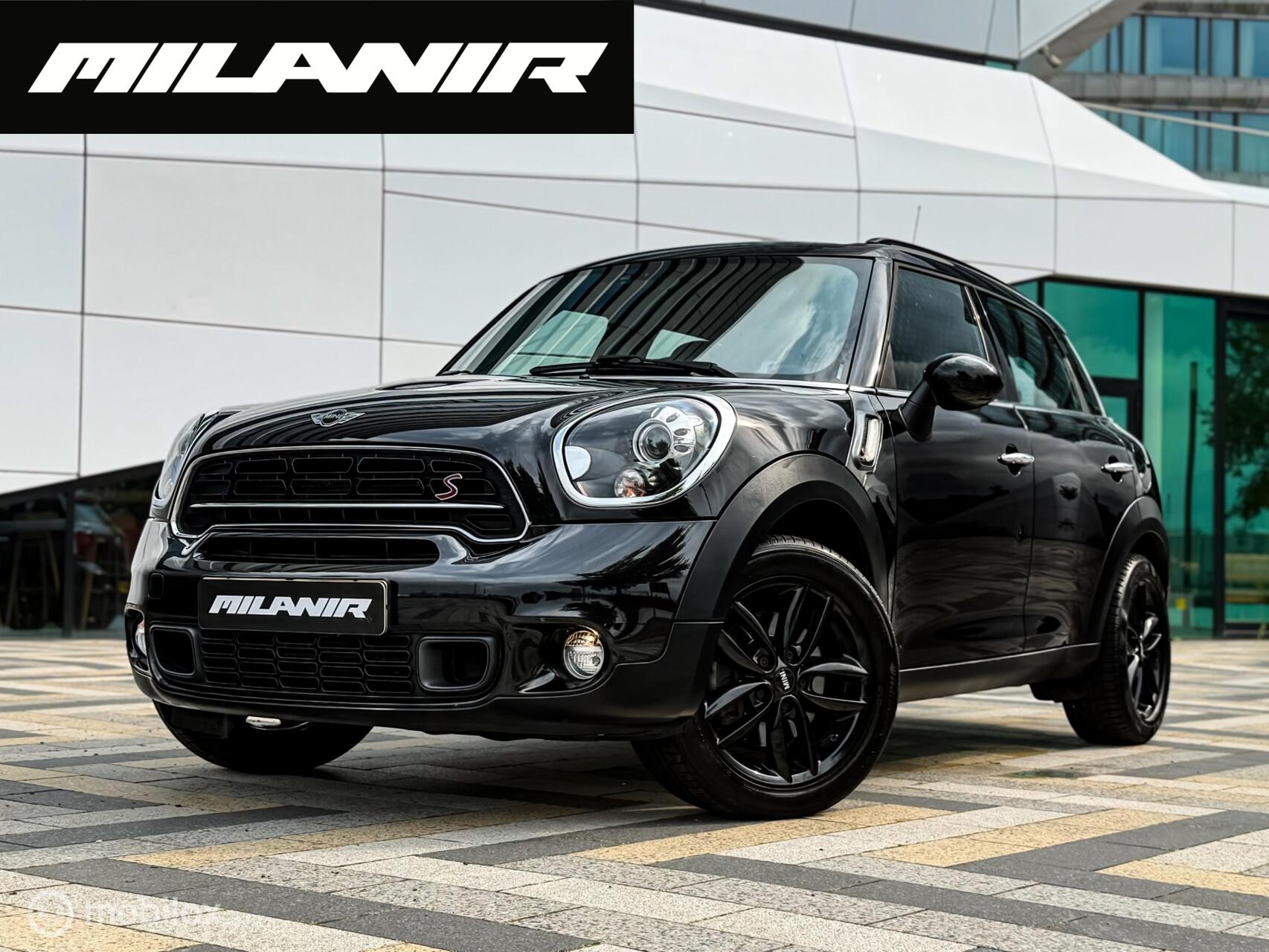 Mini Cooper S 1.6 Cooper S Pepper Black on Black |Leder 2016 - voorkant