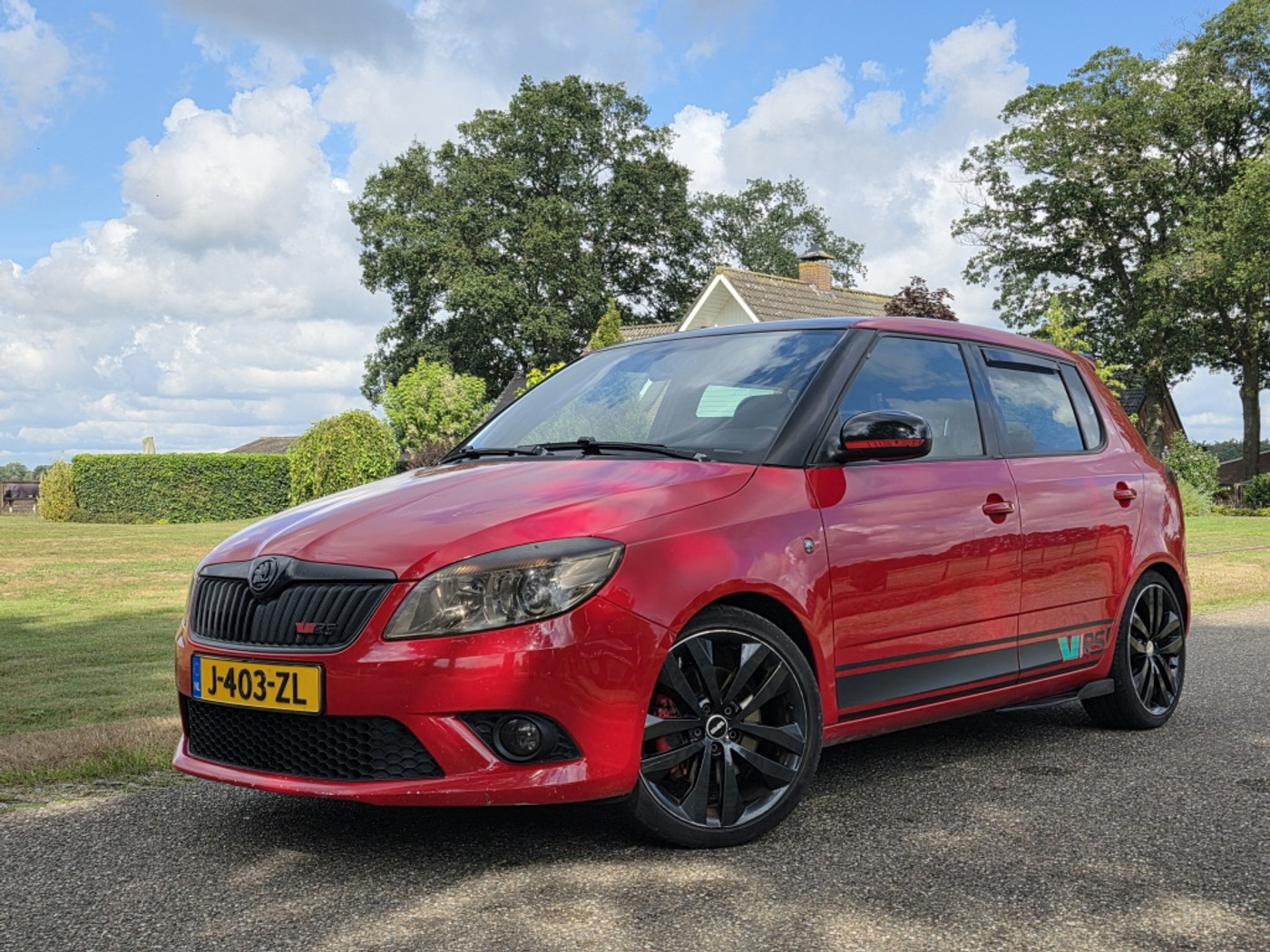 Skoda Fabia 1.4 TSI RS 2010 - voorkant