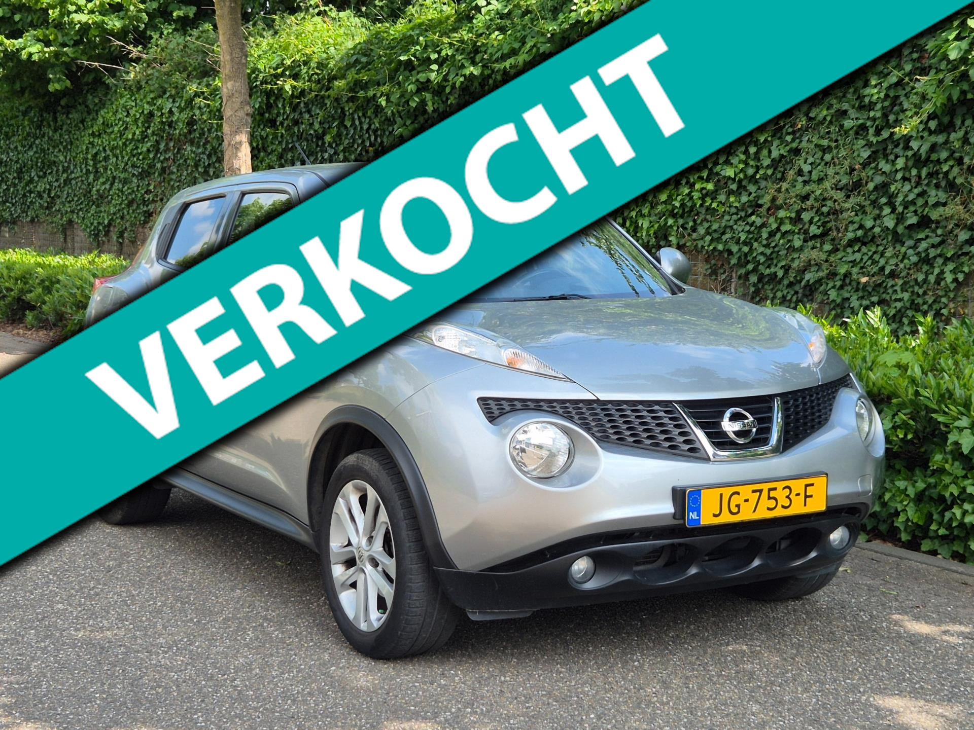 Nissan Juke 1.6 Acenta Automaat  Cruise C Camera Navigatie Trekhaak Airco RIJDT & Schakeld goed 2012 - voorkant