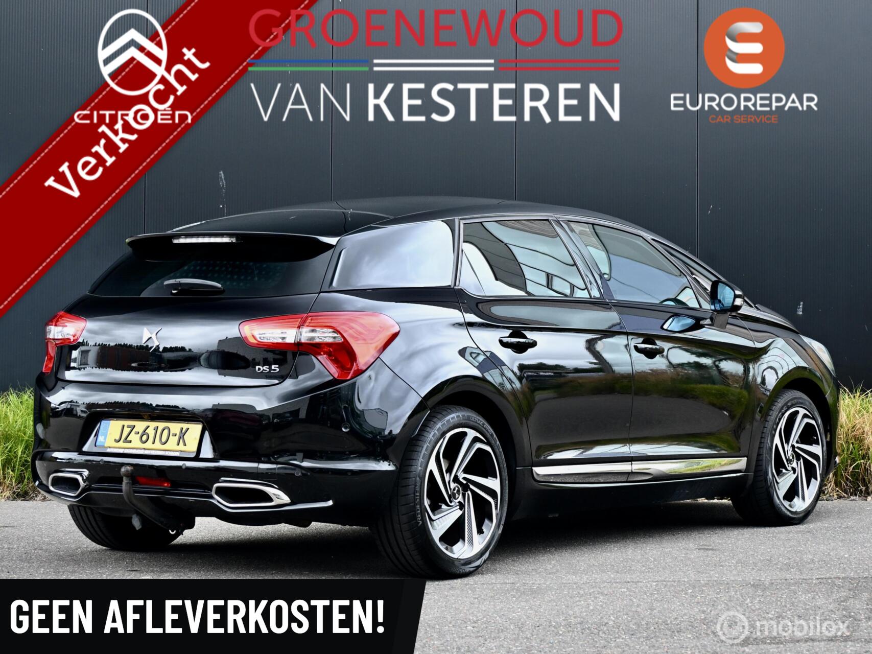 DS DS 5 165pk Chic I Automaat I Leder I Panodak I Trekhaak I 2016 - voorkant