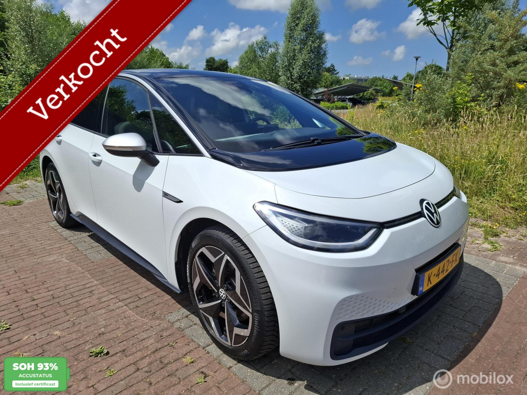 Volkswagen Id.3 Pro 150 KW First Plus 58 kWh|SOH 93.3%|Camera|ACC 2020 - voorkant