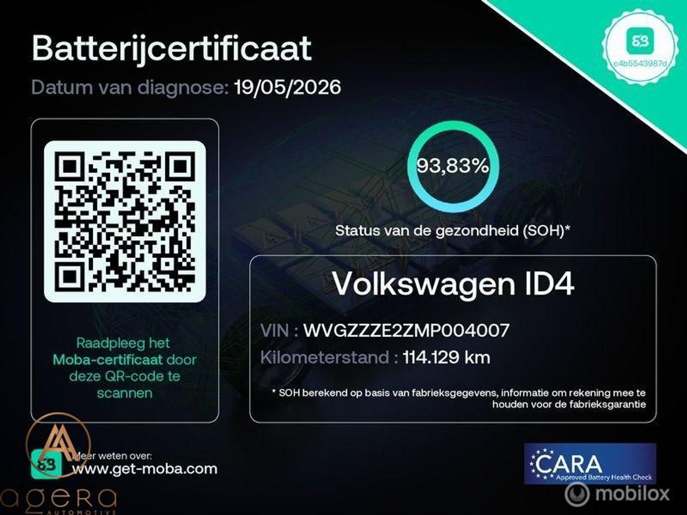 Foto van Volkswagen Id.4 Pro 150 KW