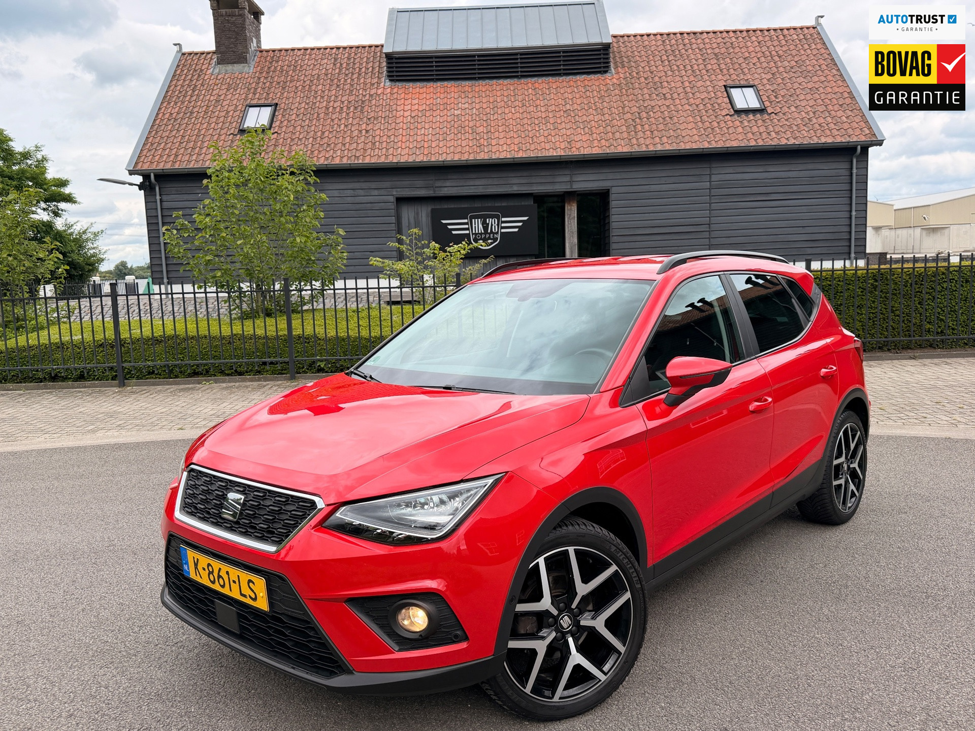 Seat Arona 1.0 TSI Style Business Intense Plus AircoEcc Leer Navi Camera Led-Xenon 2021 - voorkant