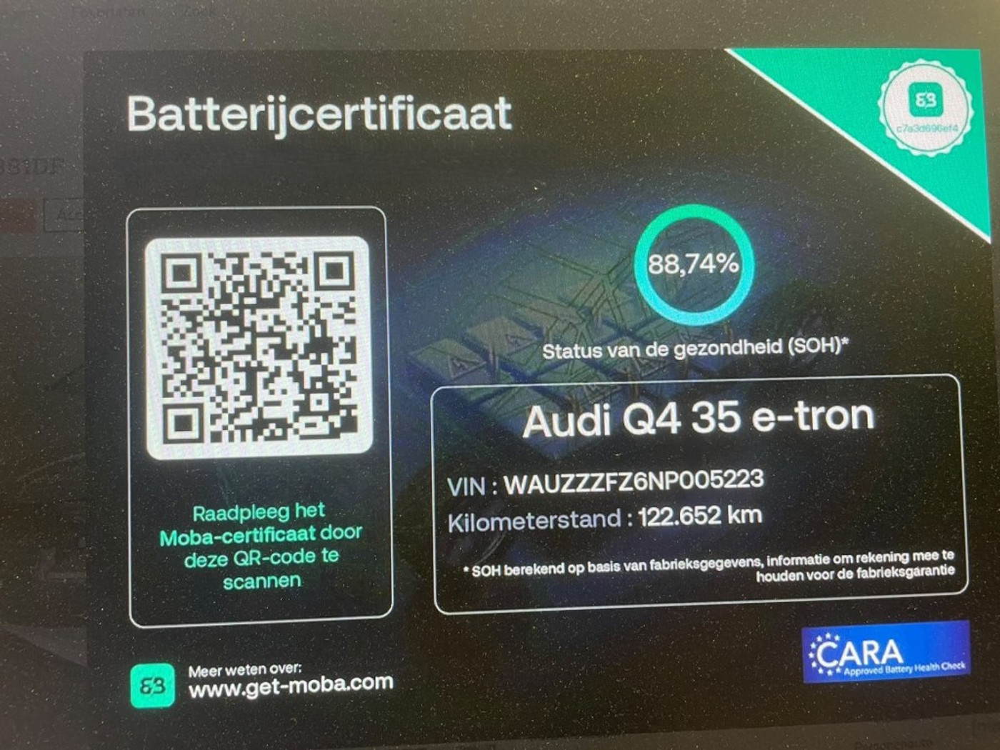 Foto van Audi Q4 35 E-tron