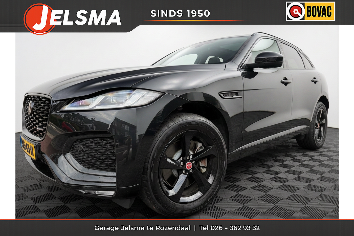 Jaguar Jaguar F-pace 2.0 P400e PHEV R-Dynamic S Black / Leder / Meridian / Panorama-dak / camera 2022 - voorkant