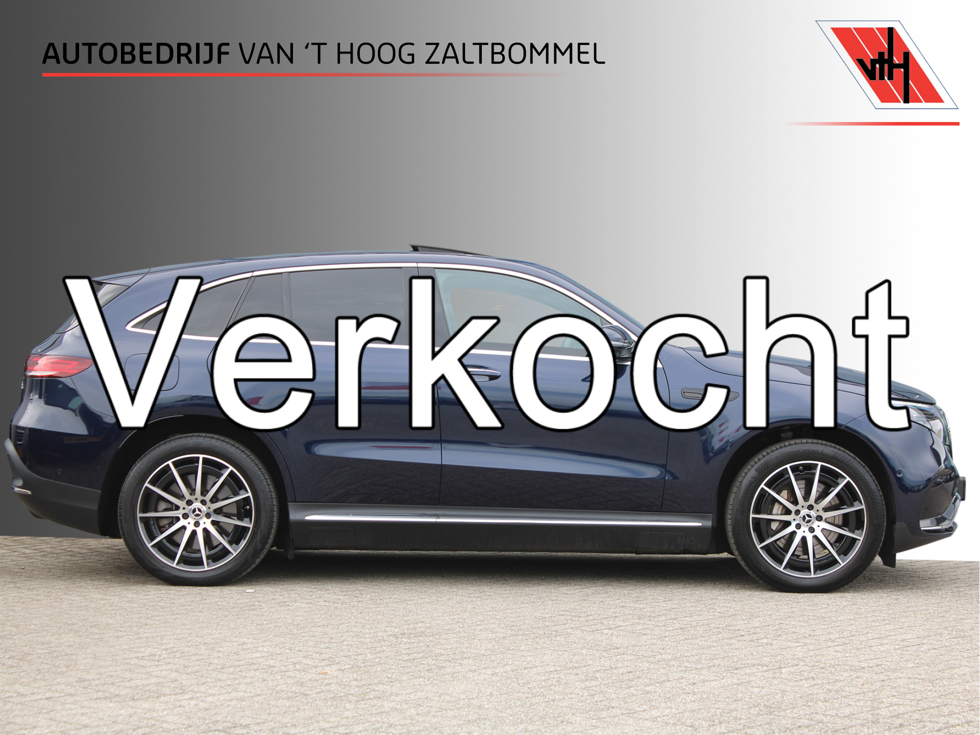 Mercedes-Benz Eqc 400 4Matic 400 4MATIC 80 kWh AMG LINE SCHUIFDAK MEMORY DISTRONIC HEAD-UP 2022 - voorkant