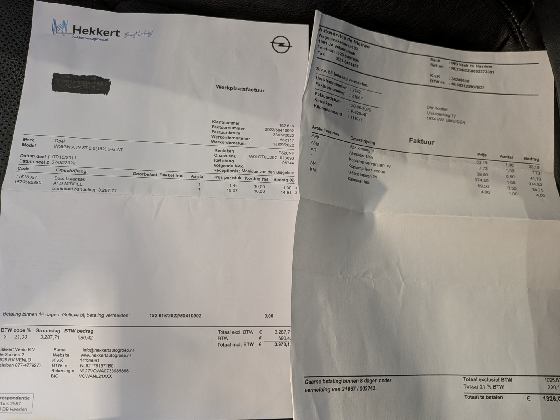 Foto van Opel Insignia Limousine HB