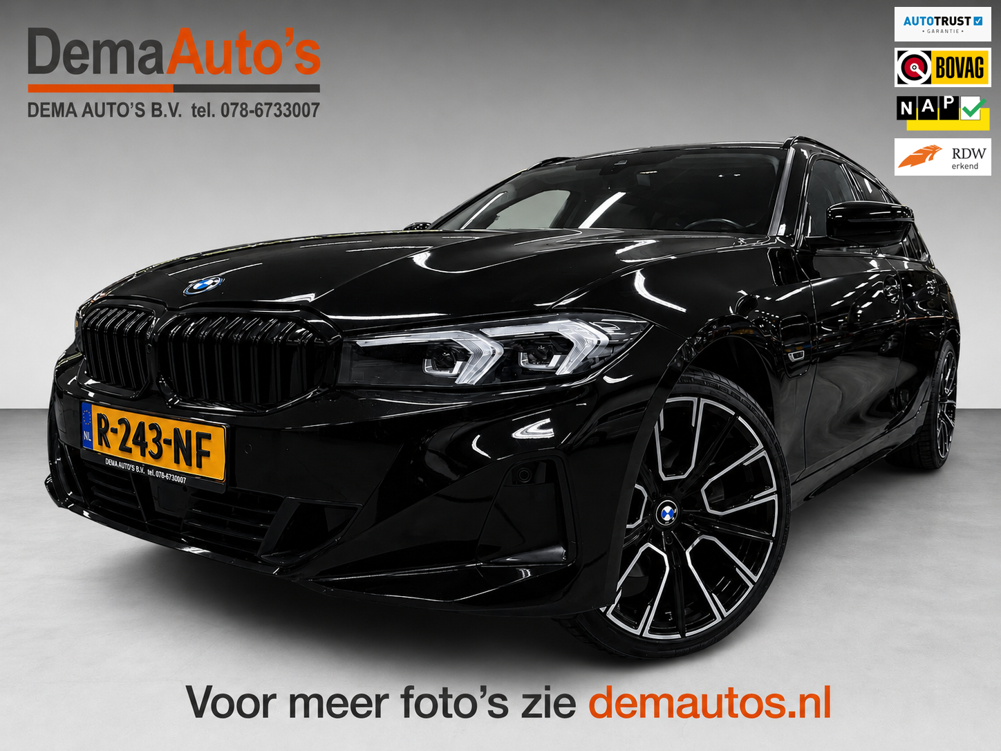 BMW 320e 320e SPORT FACELIFT 19'' SOH-TEST/NAVI/LED/DAB/CARPLAY/ECC/PDC/CRUISE/V-COCKPIT/LEDER/// 2022 - voorkant