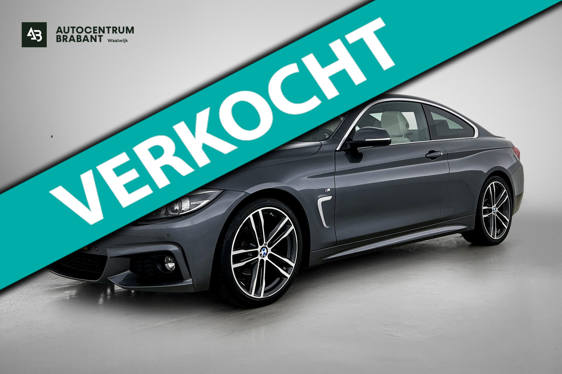BMW 420i 420i High Executive M-Sport(NL-Auto, Dealer OndrH, Dakraam, Trekhaak, Navi Pro, StoelV, Leder, Sportstoel, Etc) 2018 - voorkant