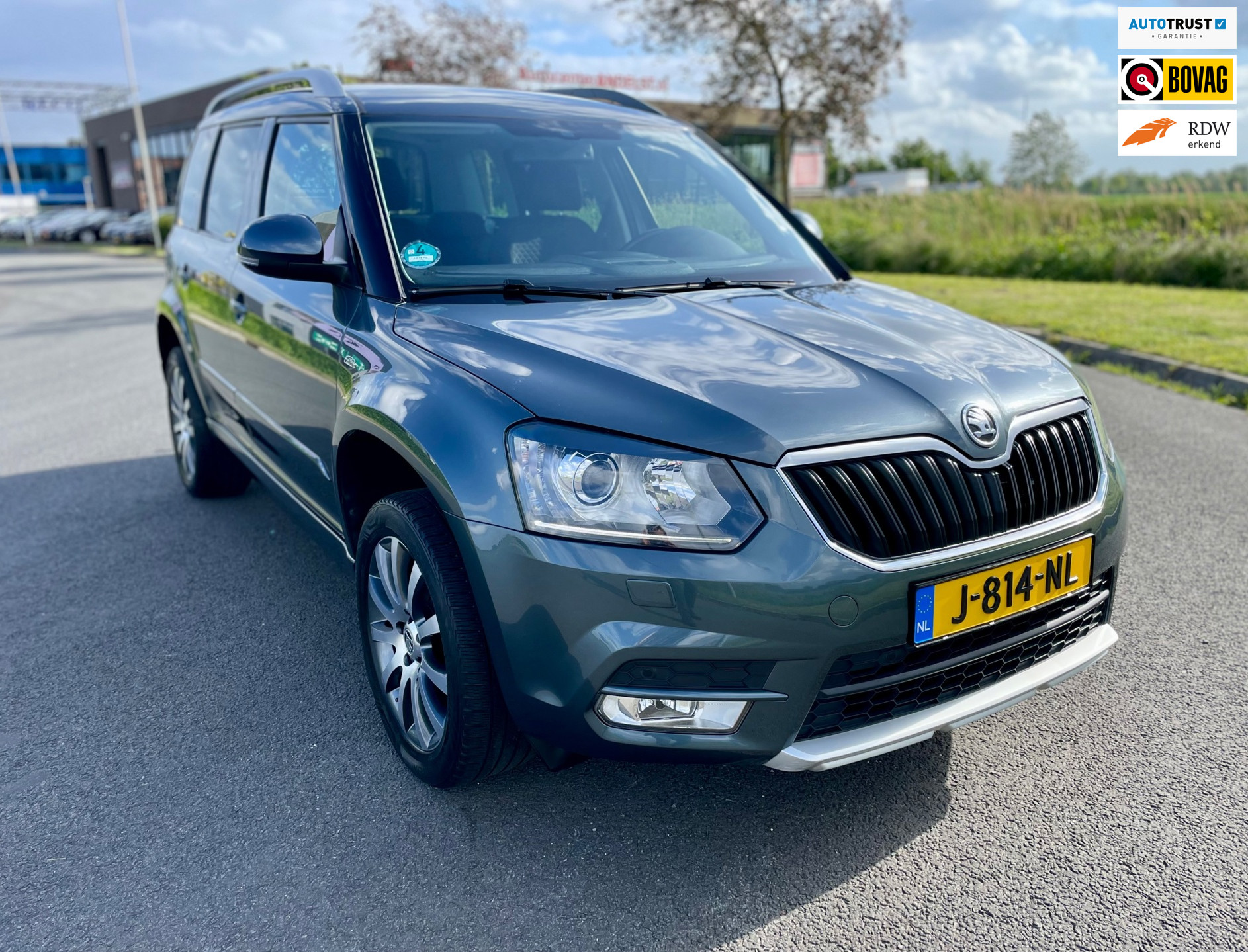 Skoda Yeti 1.2 TSI Greentech Ambition, Aut, Trekhaak, Cam, Stlvrw, Navi, Pdc, Cruise/Climate, Bluetooth, Bi-xenon, LED dagrijverl! 2015 - voorkant