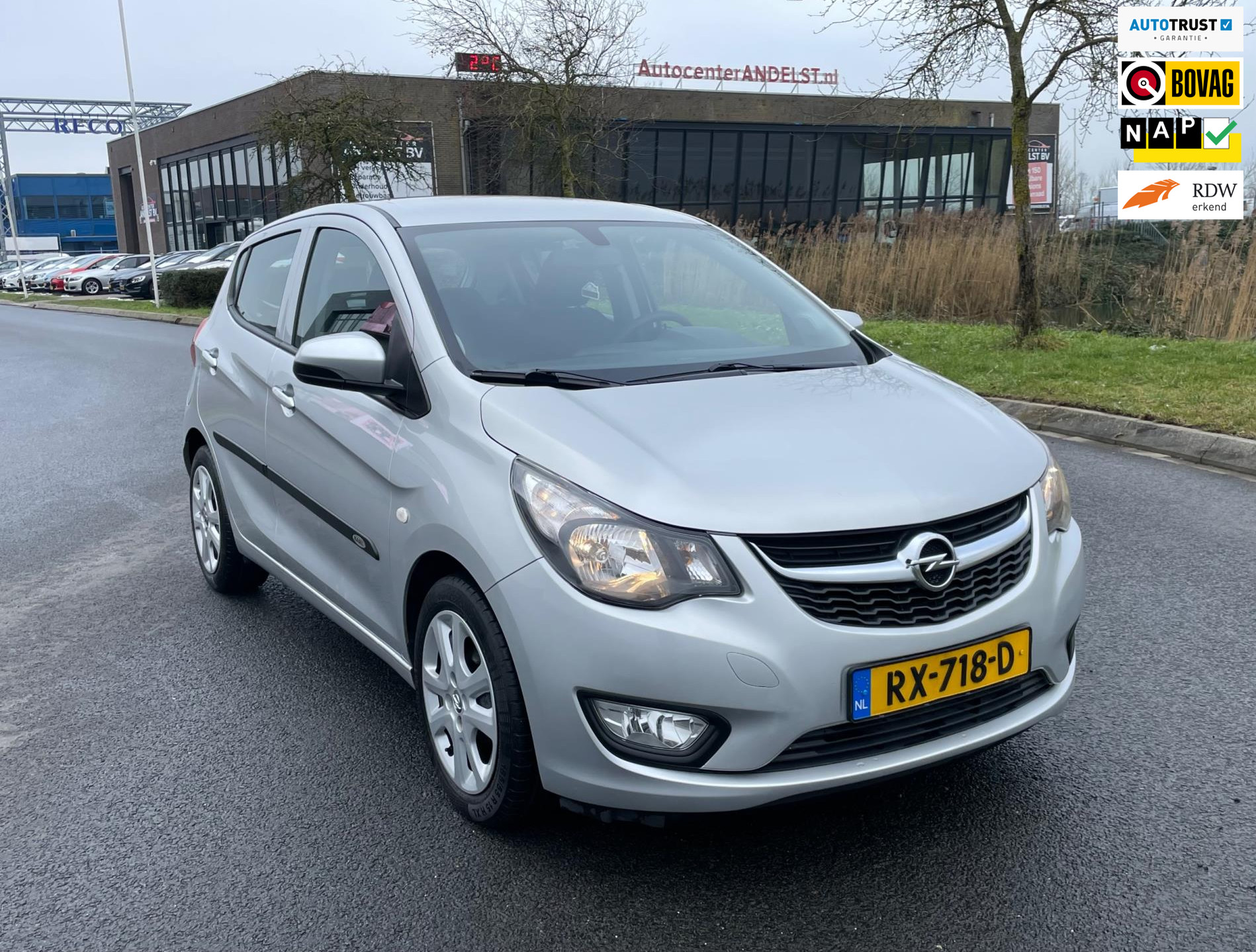 Opel Karl 1.0 ecoFLEX Edition, 5drs, Airco, Cruise, Pdc, Bluetooth, Geen import, Nap, Mooie km! 2018 - voorkant