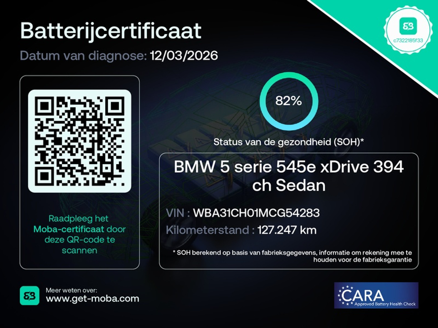 Foto van BMW 545e xDrive