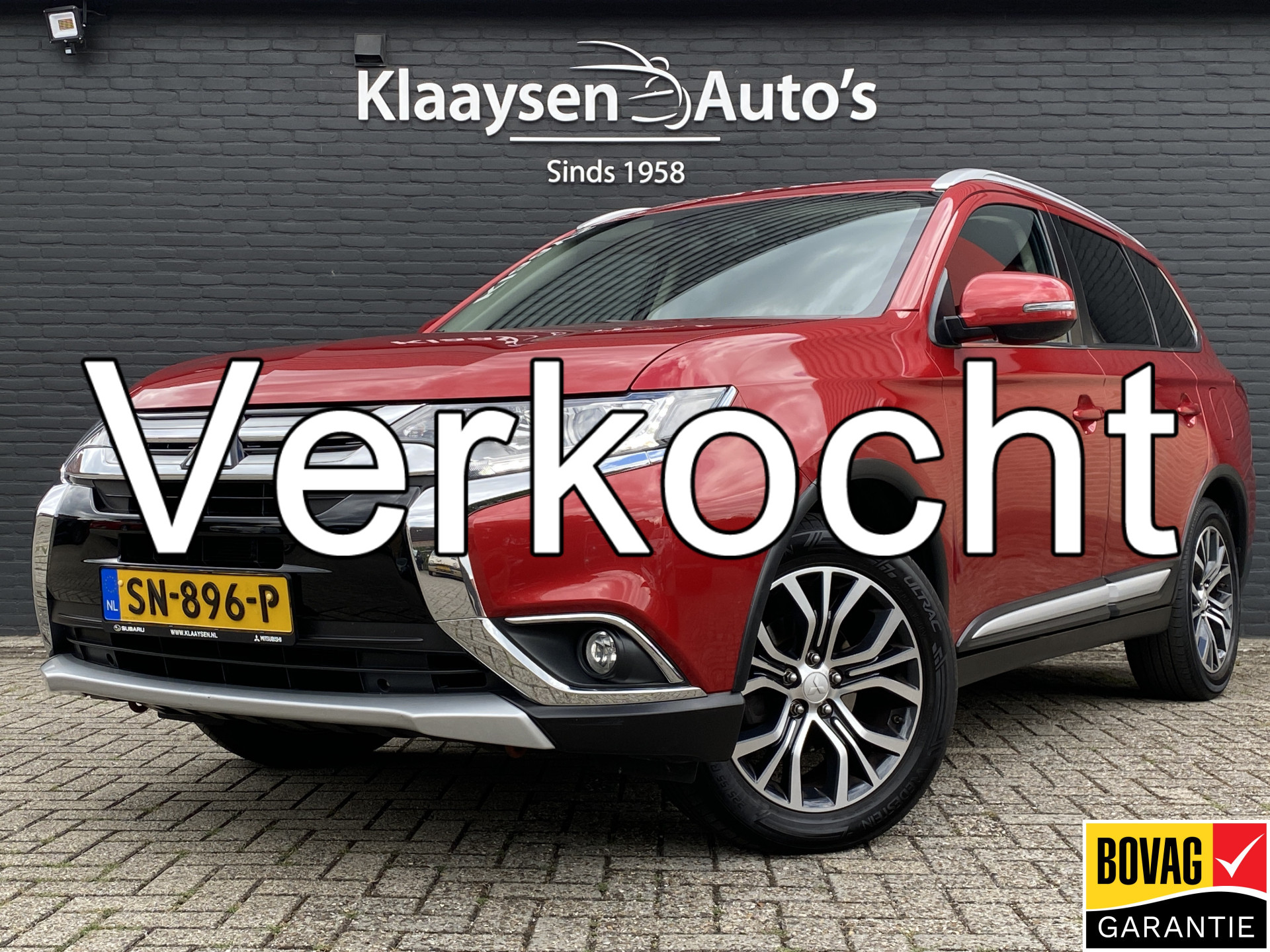 Mitsubishi Mitsubishi Outlander 2.0 Connect Pro 150 pk AUT. | dealer onderh. | apple carplay | cruise control | trekhaak | stoelverw. | camera 2017 - voorkant