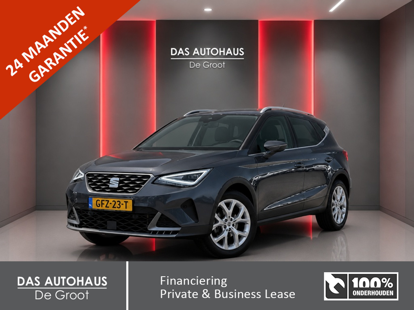Seat Arona 1.0 TSI 110pk DSG FR | Navi | Camera | Trekhaak 2022 - voorkant