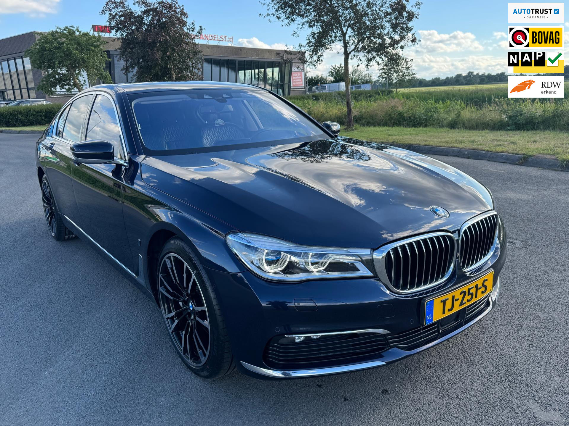 BMW 7-serie 740e iPerformance High Executive, Aut, Leder, Stoel/Stuurverw, Acc, Cam, Geen import, Nap, Dealer oh, Bomvol! 2018 - voorkant