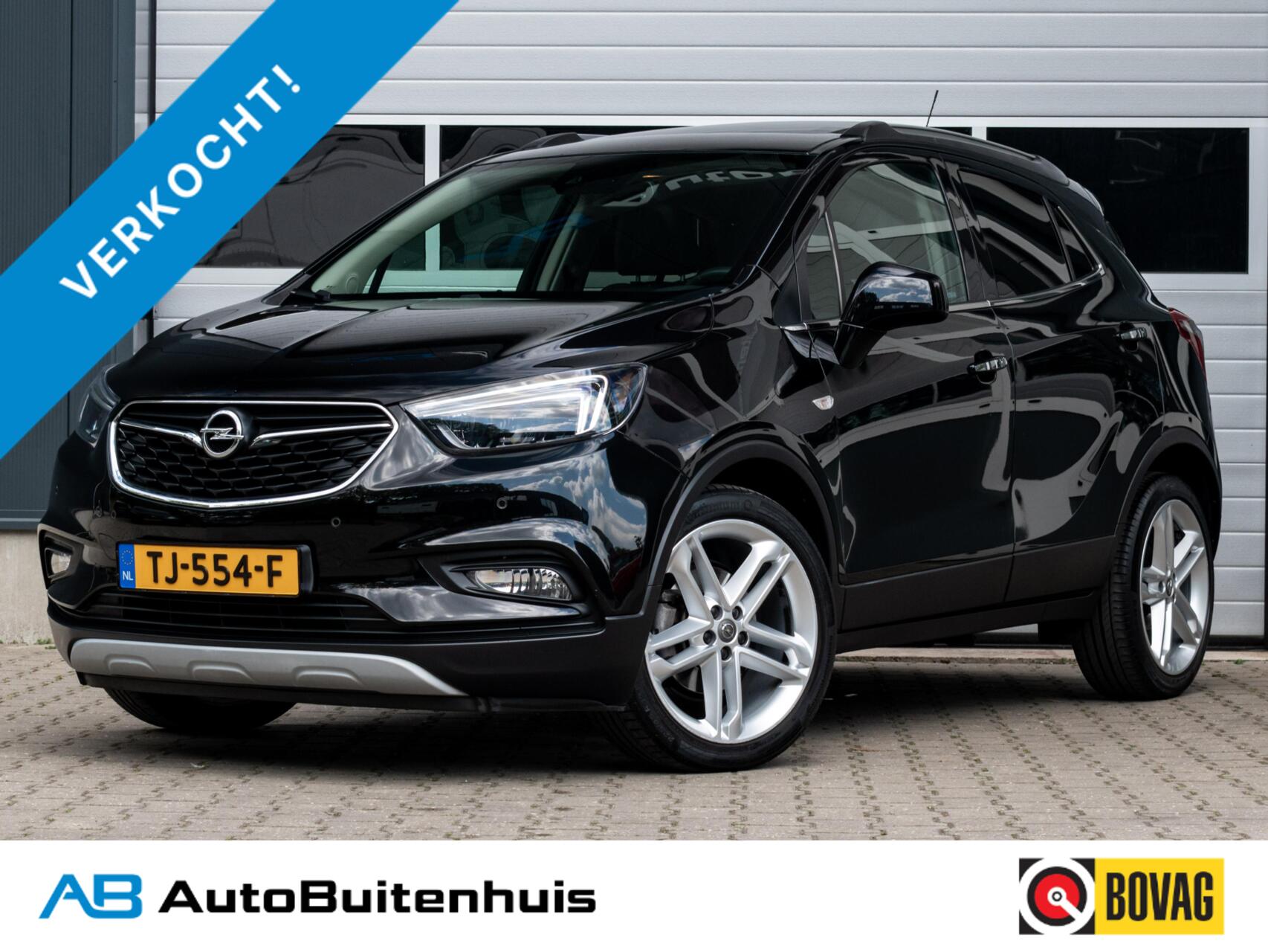 Opel Mokka X 1.4 Turbo Black Edition|1e EIGENAAR|STOEL-STUUR VERWARMD|SCHUIFDAK|AFN. TREKHAAK 2018 - voorkant