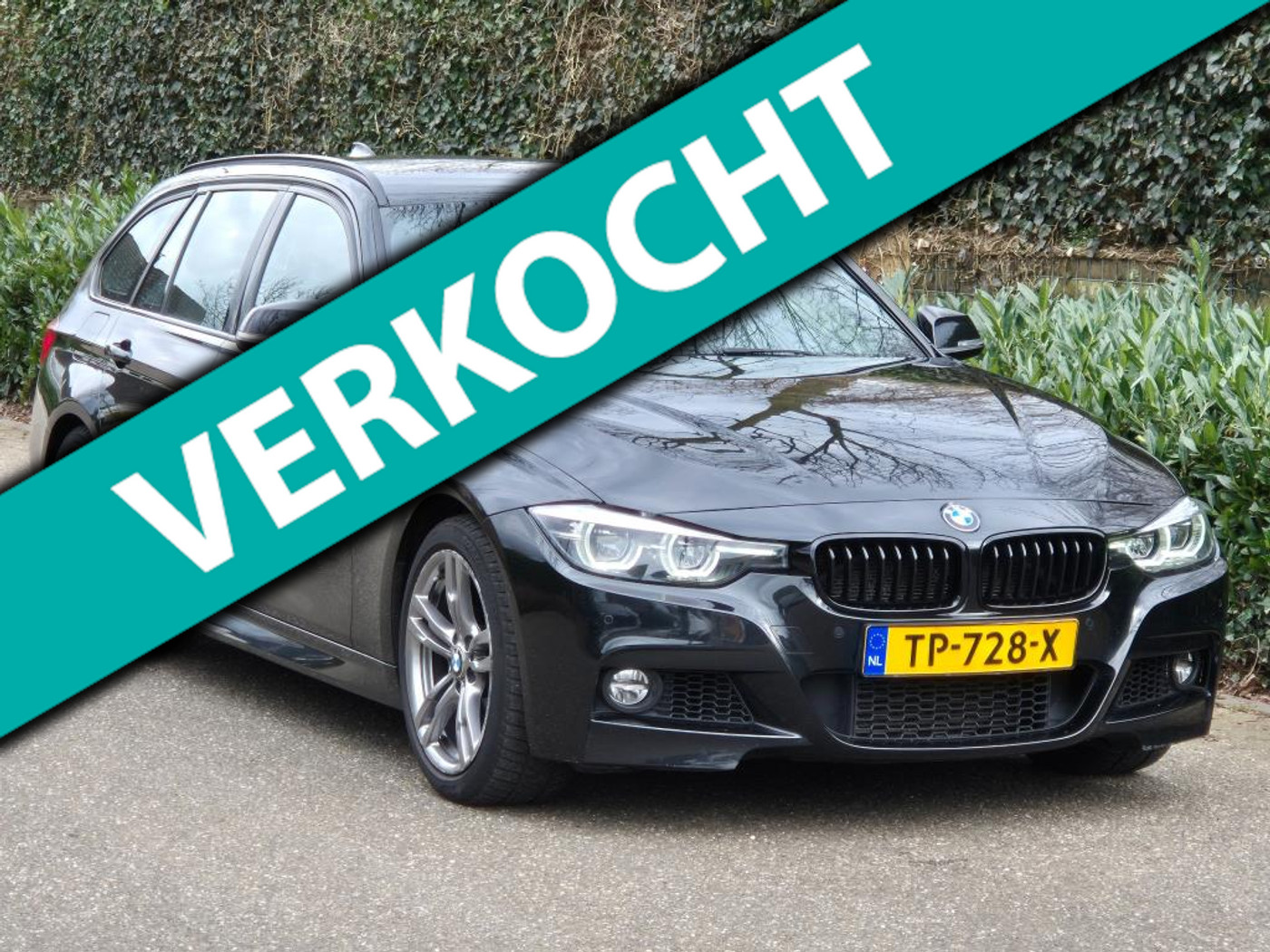 BMW 3-serie Touring F31 M Sport 2e-EIG Apple CarPlay Navi Camera LED DAB+ PDC NAP NL GARANTIE 2018 - voorkant
