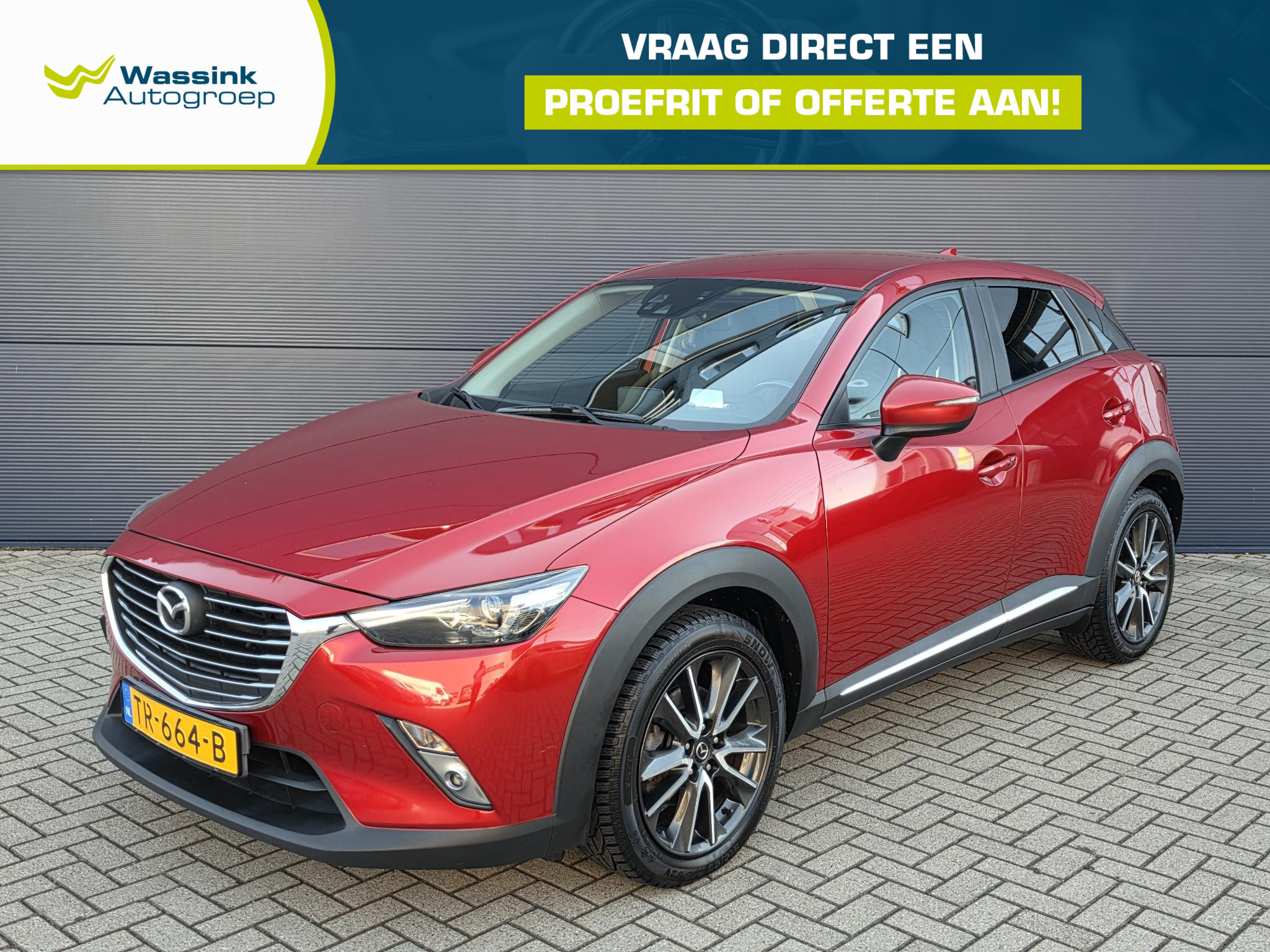 Mazda Mazda Cx-3 2.0 SKYACTIV-G 120pk GT-M 2015 - voorkant