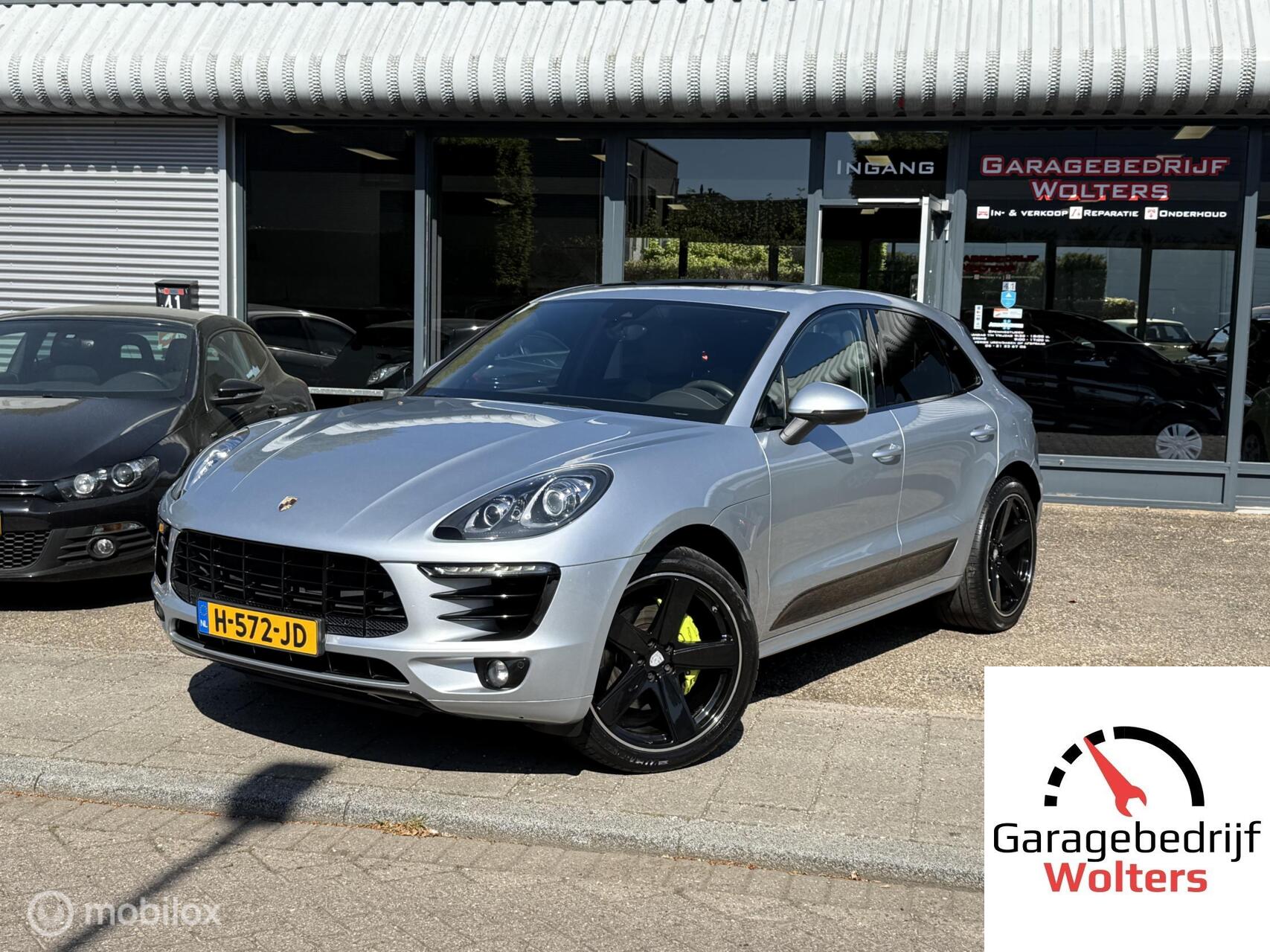 Porsche Macan S 3.0 S MEMORY LED BIXENON 21INCH LUCHTVERING 2014 - voorkant