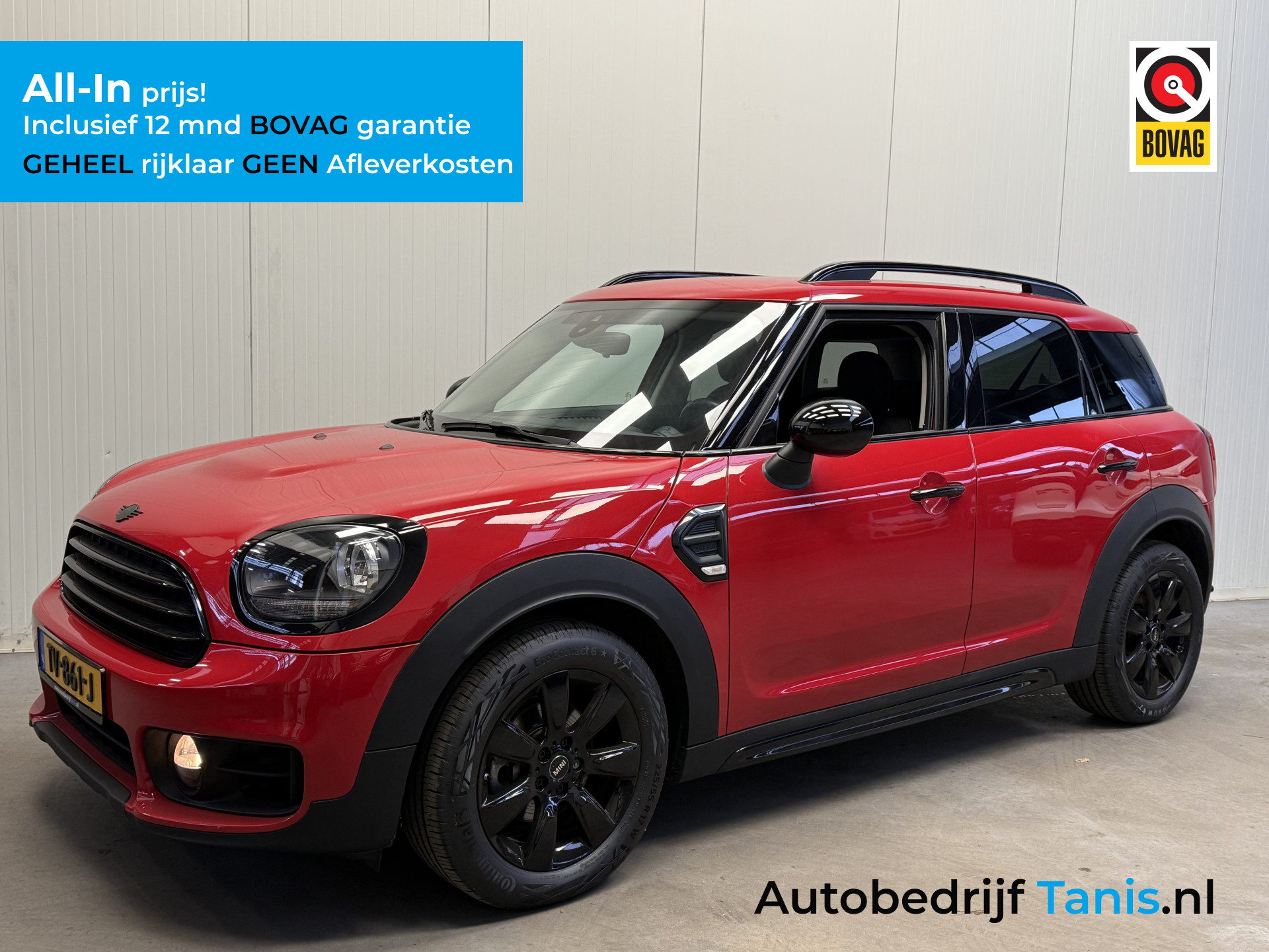 Mini Countryman One 1.5 165PK Dutch Made Black Edition 2018 - voorkant