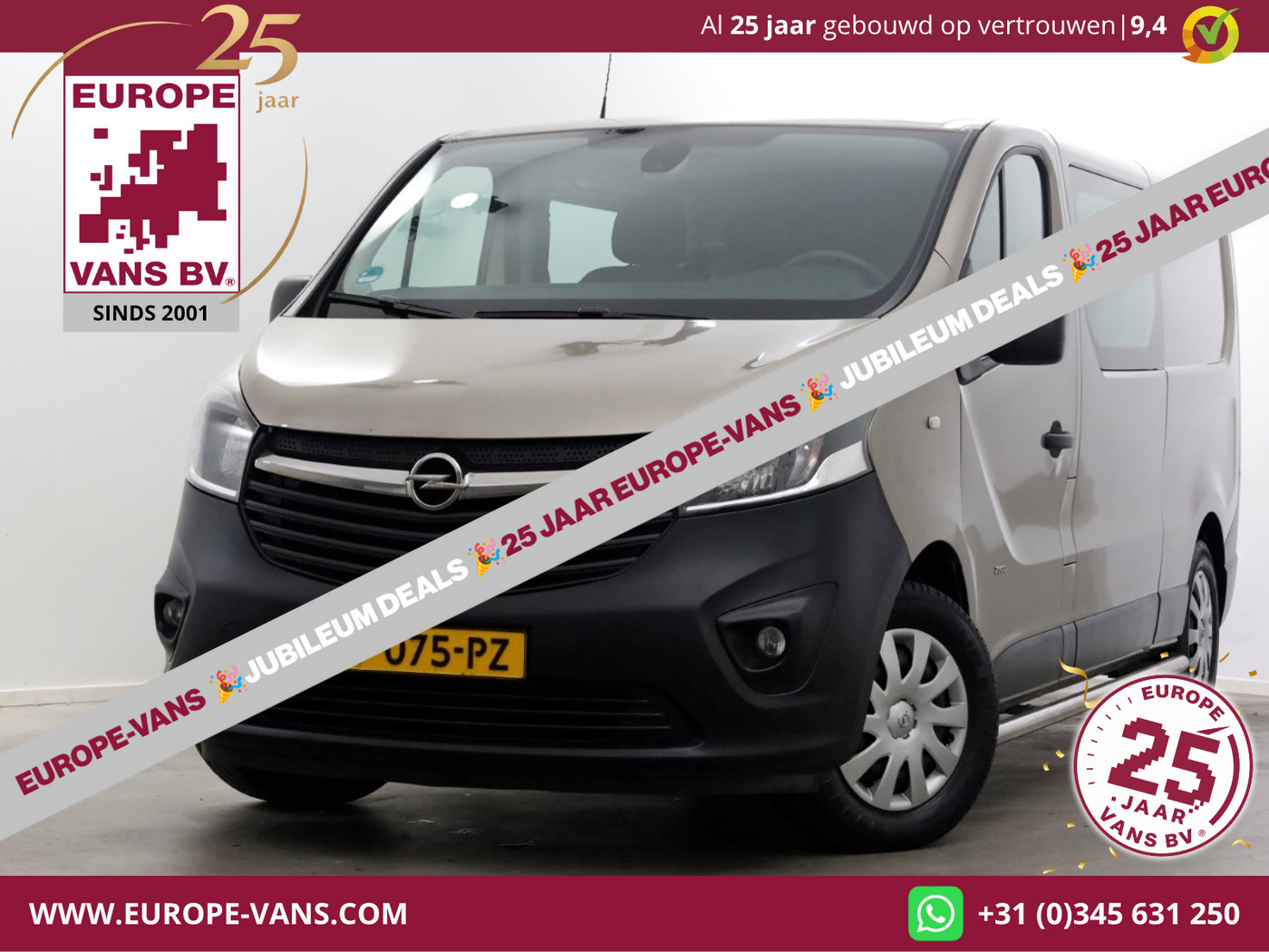 Opel Vivaro-b 1.6 CDTI 125pk E6 L2H1 D.C. Edition Airco/Navi/Camera 06-2018 2018 - voorkant