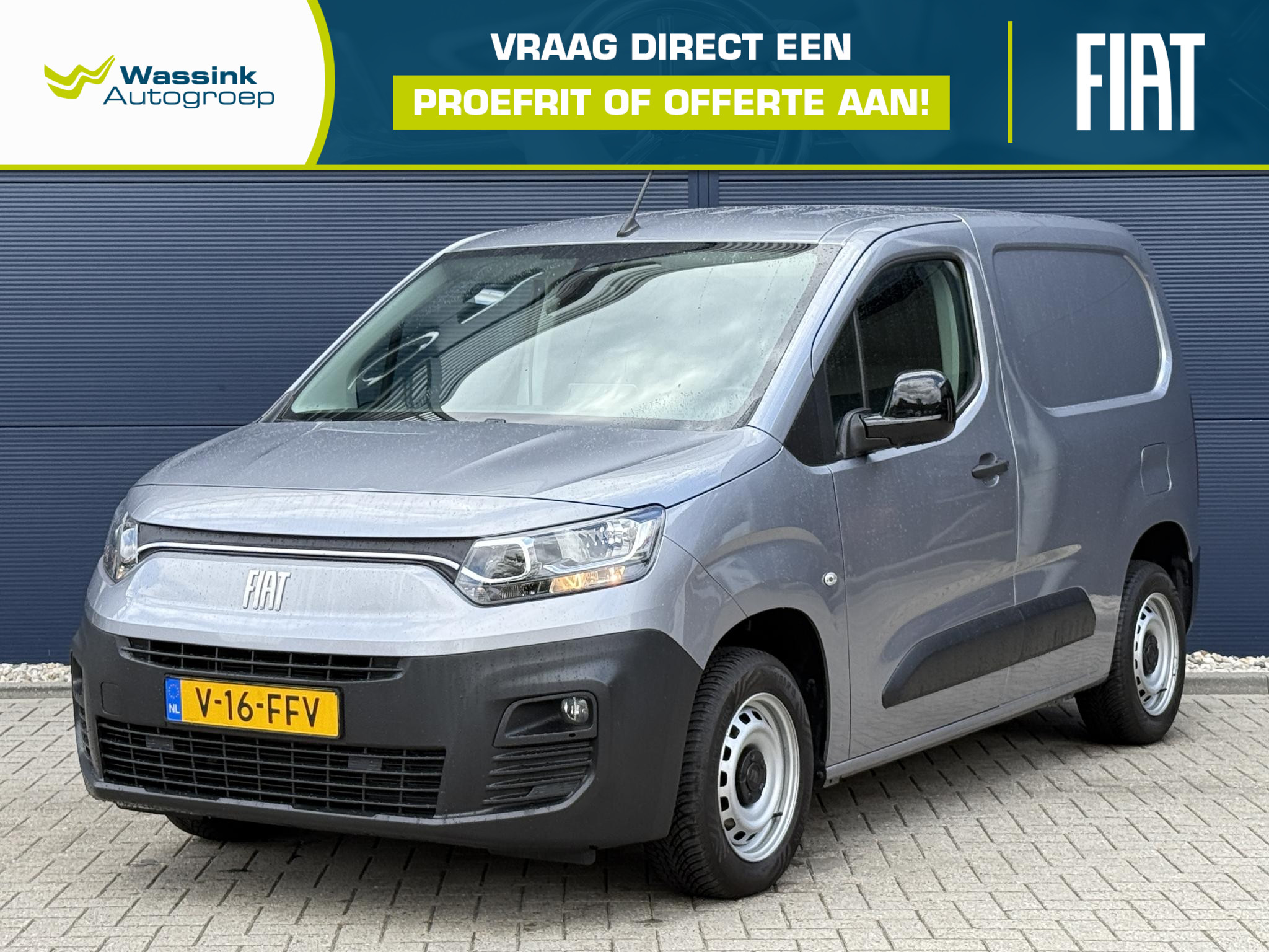 Fiat Doblo Cargo 1.5 BlueHDI 100pk S&S L1 Comfort Pack | 2024 - voorkant