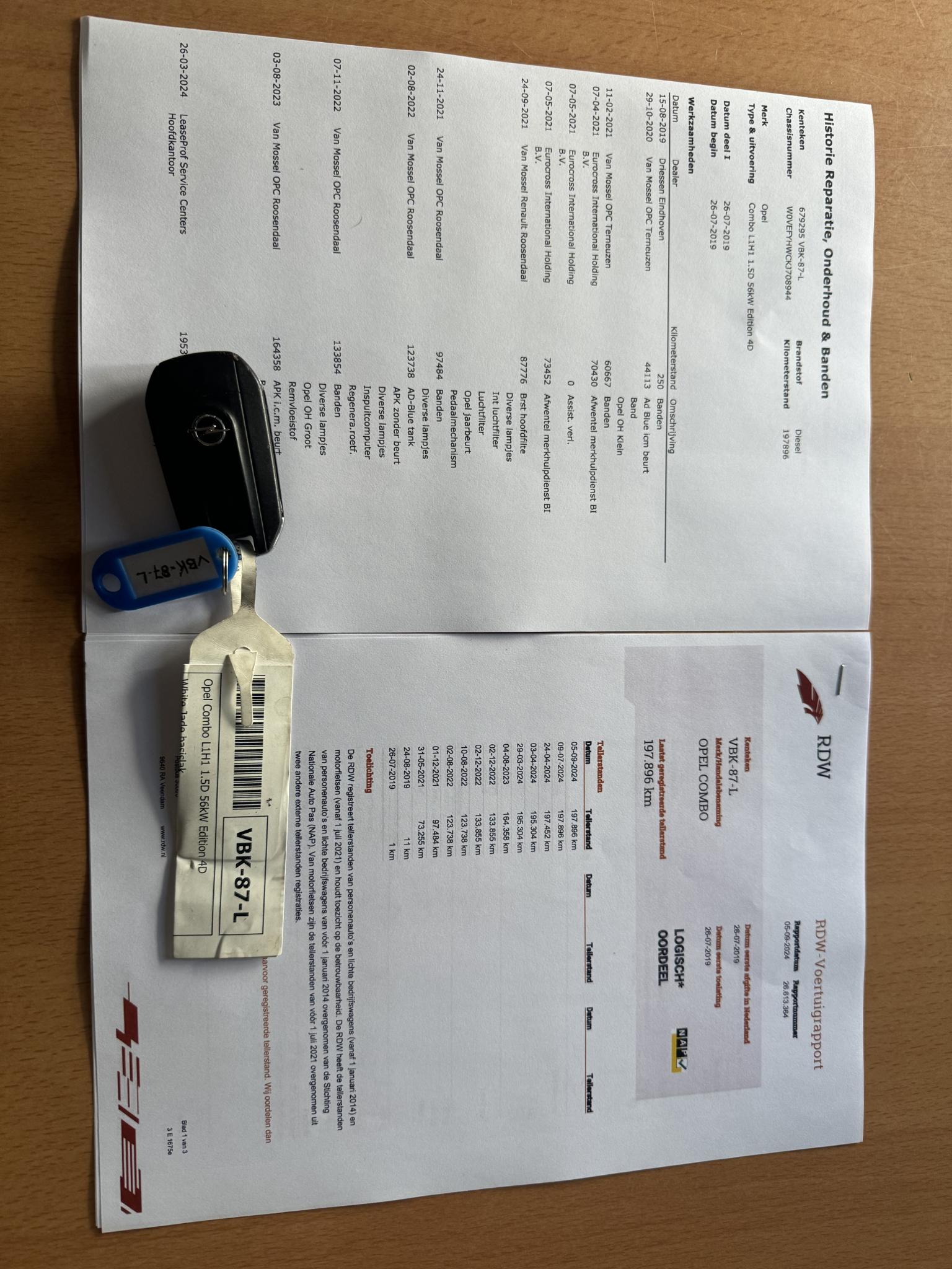Foto van Opel Combo