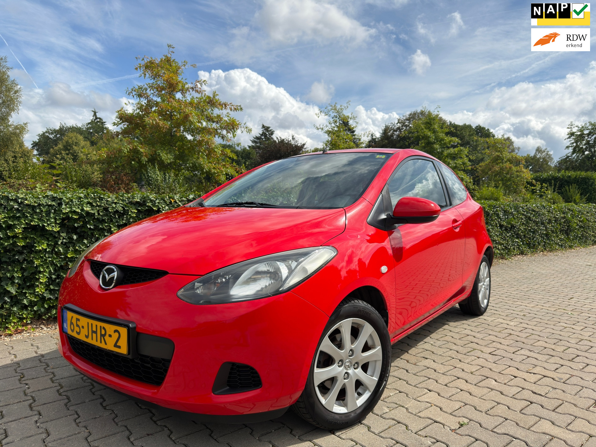 Mazda Mazda 2 1.3 S-VT Exclusive , Airco / Elec.Pakket / Stoelverwarming / Isofix / 15" LM Velgen. 2009 - voorkant