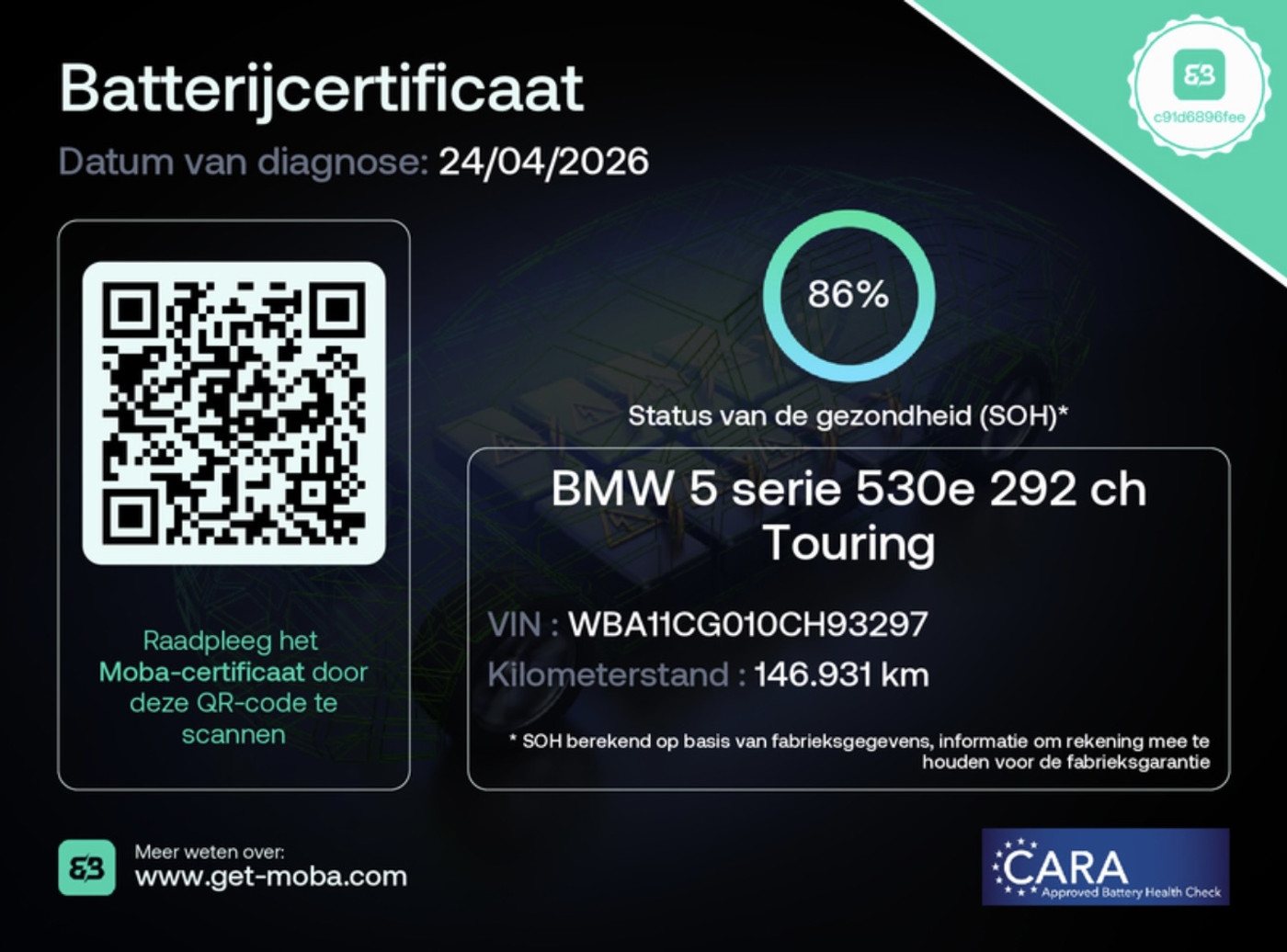 Foto van BMW 530e