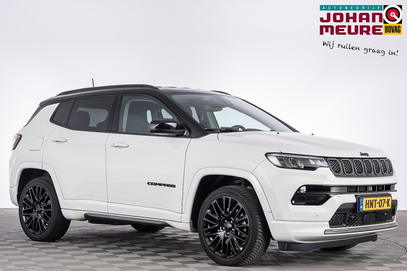Jeep Compass 4xe 240 Plug-in Hybrid Electric S | LEDER | EL. STOELEN | Full LED | NAVI 2022 - voorkant