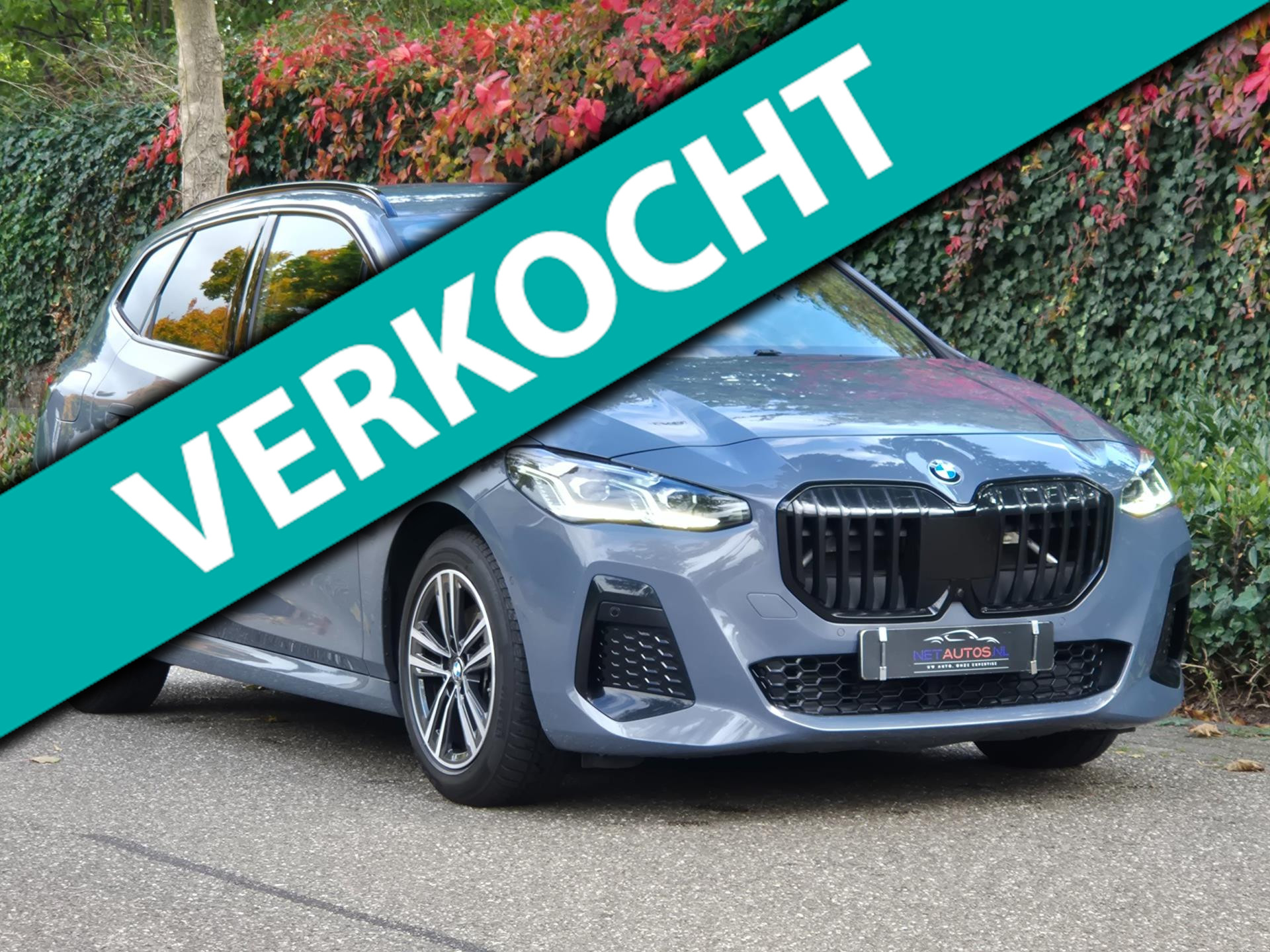 BMW 2-serie Active Tourer ACC Line Assist CarPlay Cam H&K Sparkling copper grey Fabriek garantie 26 2022 - voorkant