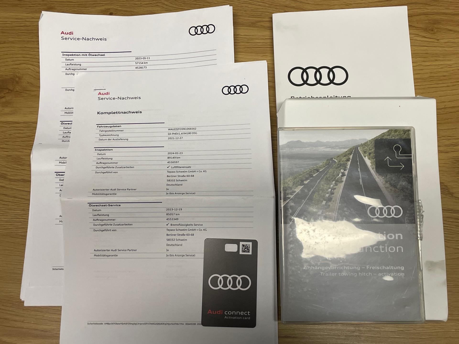 Foto van Audi Q3 E-tron