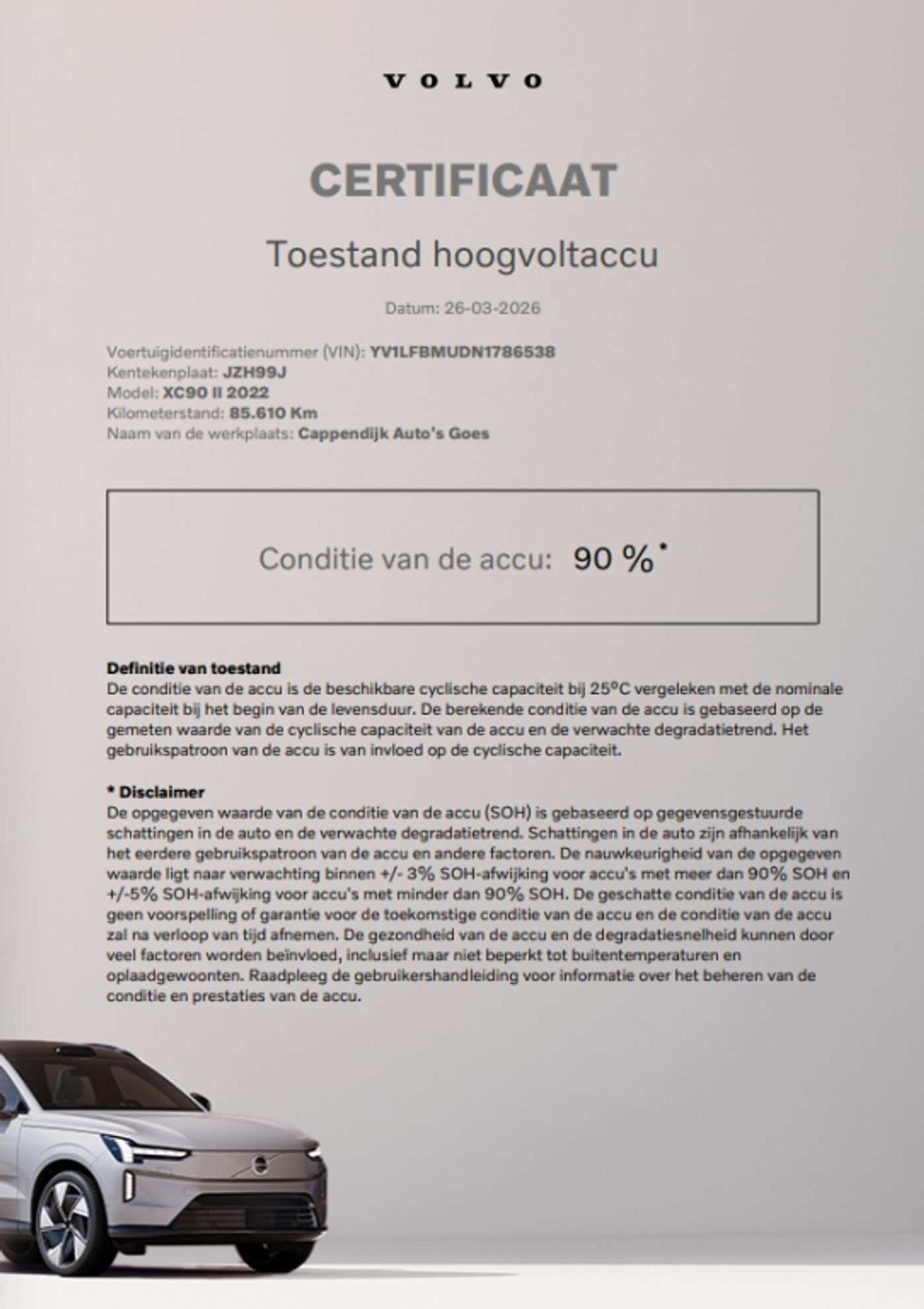 Foto van Volvo Xc90