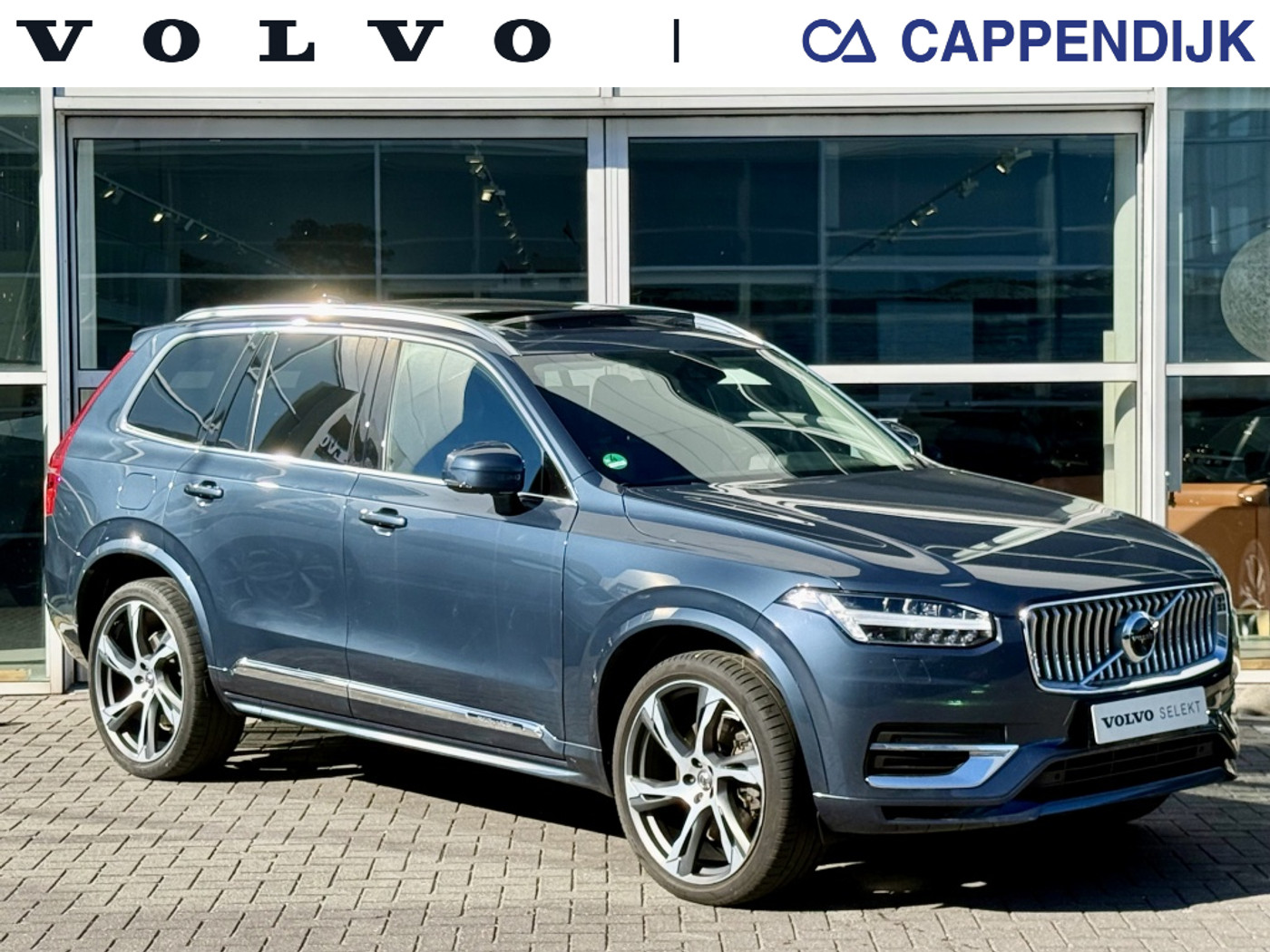 Volvo Xc90 T8 390PK Recharge Inscription| Panodak| Luchtvering| Trekhaak| 3 2021 - voorkant