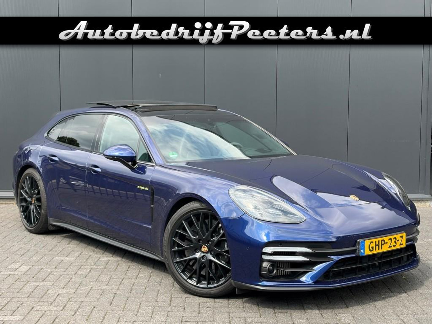 Porsche Panamera Turbo S E-hybrid 4.0 Turbo S 700pk Pano Burmester Keramisch ACC Matrix HUD Sportuitlaat 2021 - voorkant