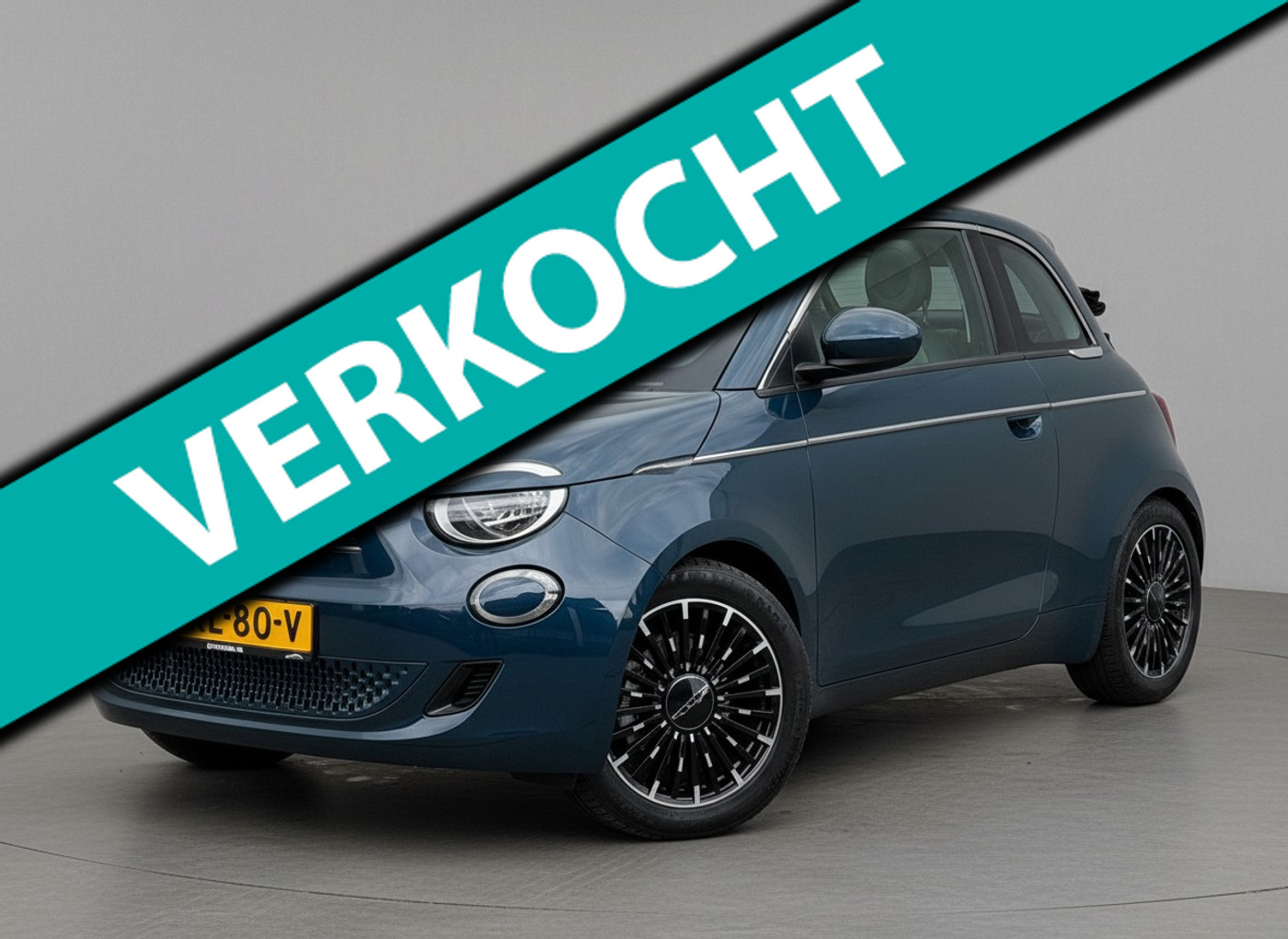 Fiat 500 C La Prima 42 kWh|Cabrio|Camera|Carplay|Cruise 2022 - voorkant