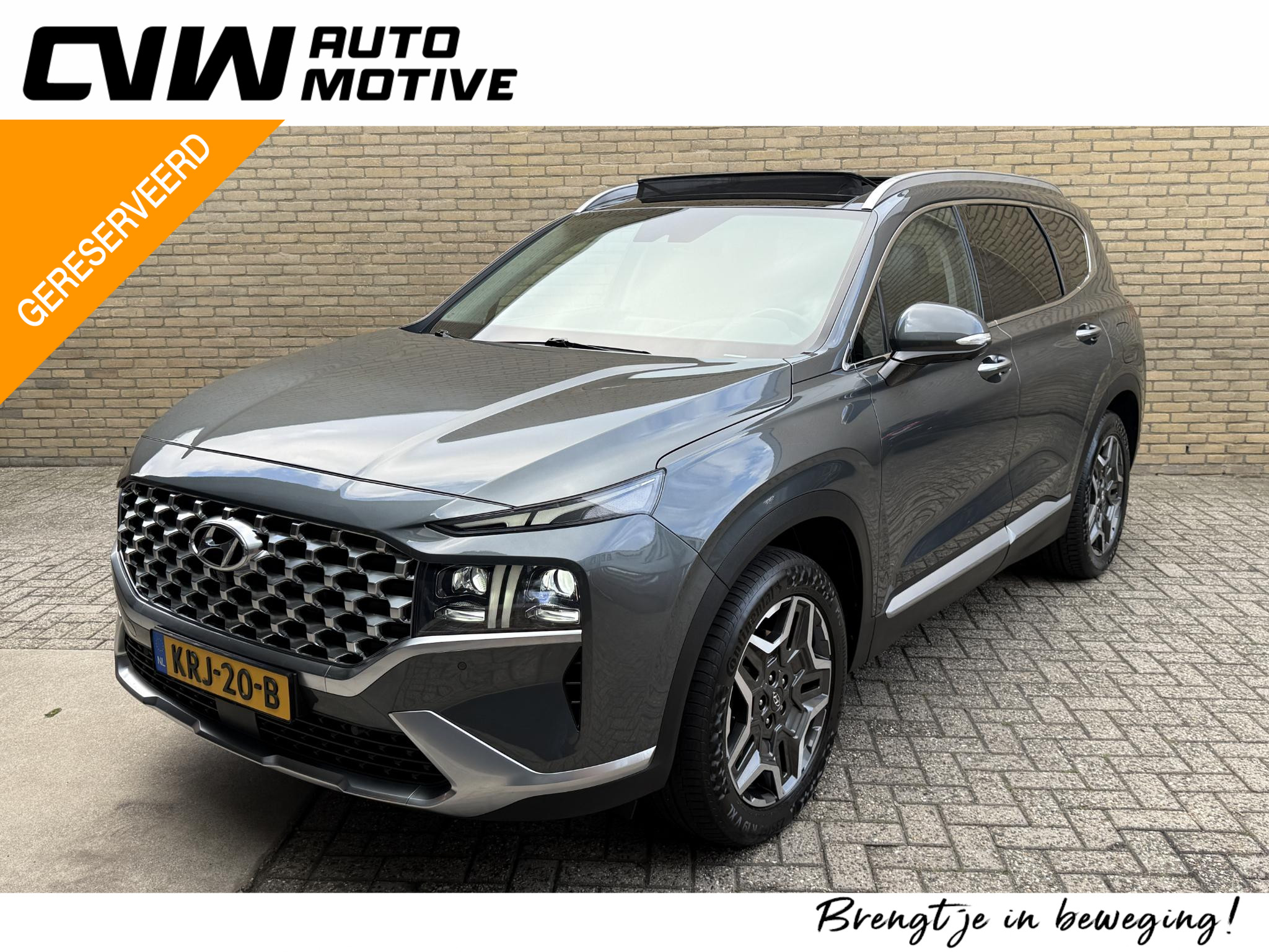 Hyundai Santa Fe 1.6 T-GDI PHEV 265pk Premium Plus Sky 7-persoons | 2021 - voorkant